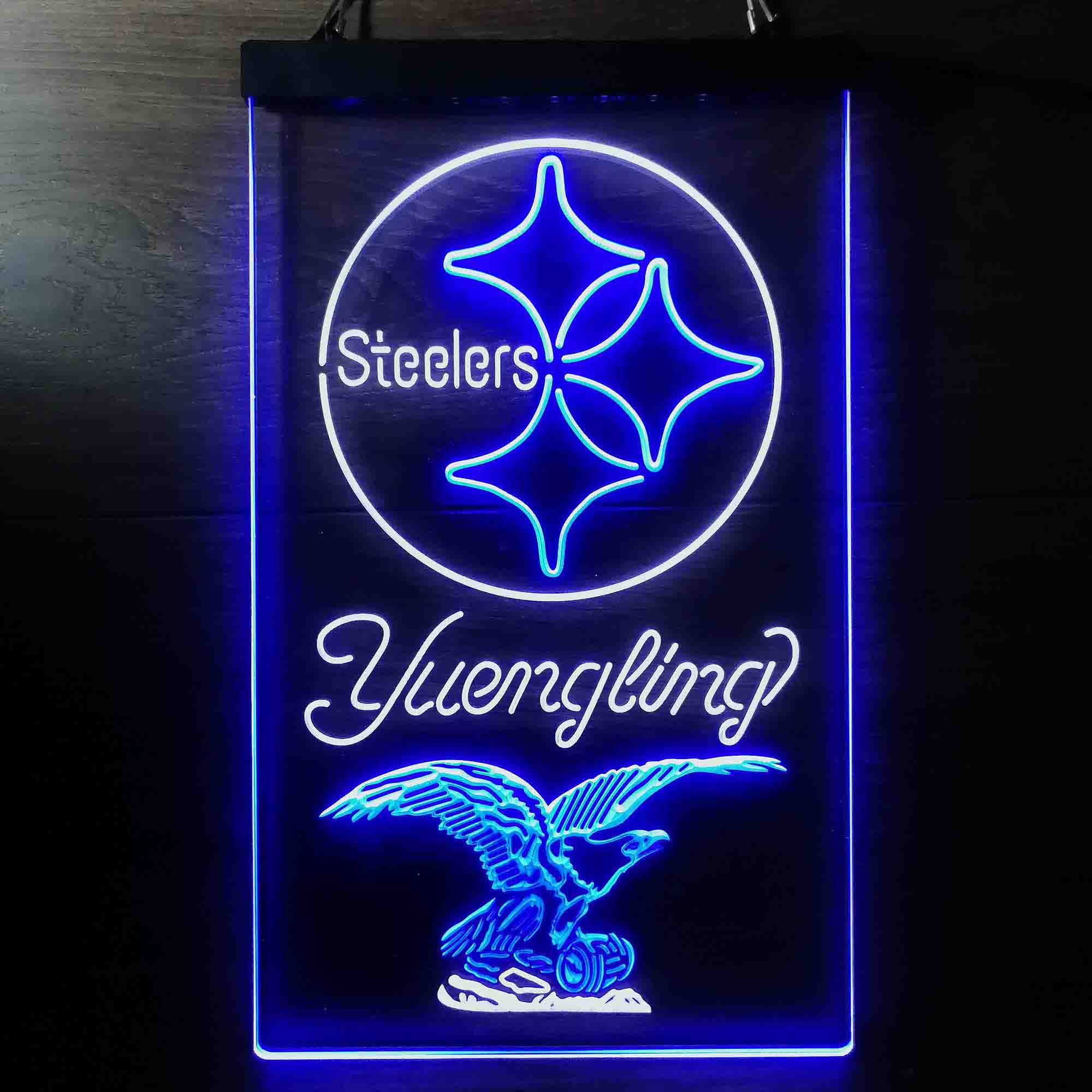 Yuengling Bar Pittsburgh Steelers Est. 1933 LED Neon Sign