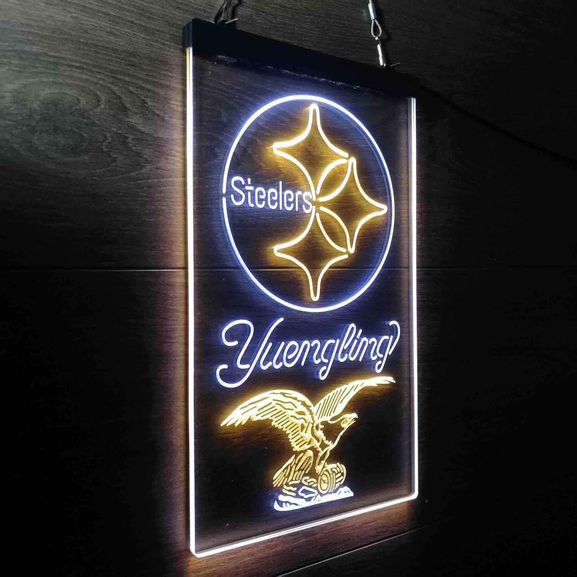 Yuengling Bar Pittsburgh Steelers Est. 1933 LED Neon Sign