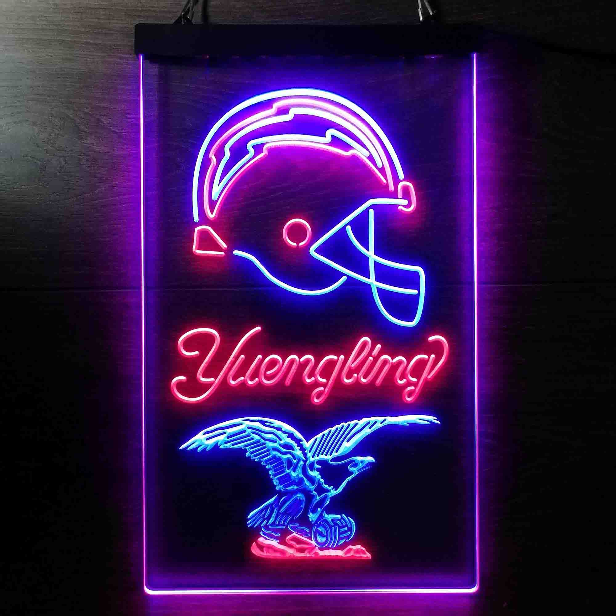 Yuengling Bar Los Angeles Chargers Est. 1960 LED Neon Sign