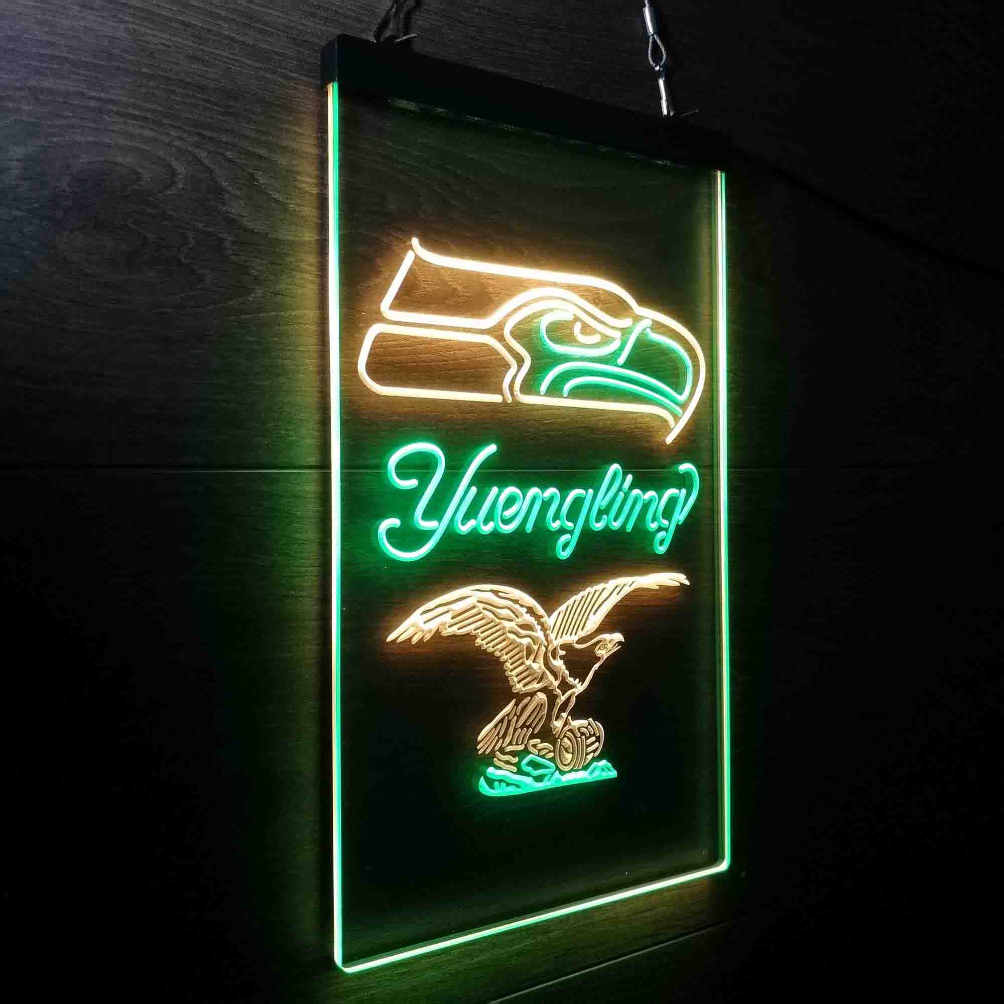 Yuengling Bar Seattle Seahawks Est. 1976 LED Neon Sign