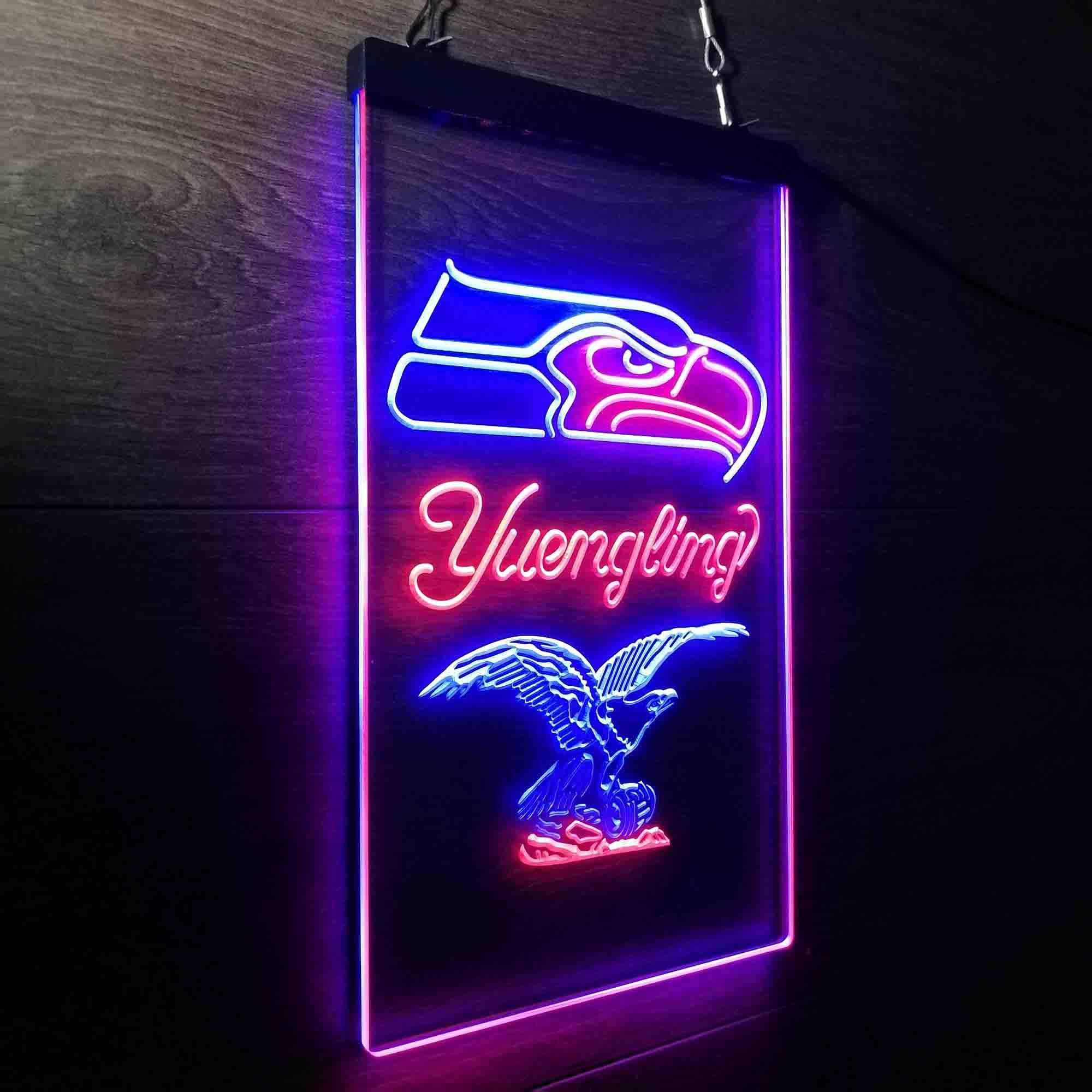 Yuengling Bar Seattle Seahawks Est. 1976 LED Neon Sign