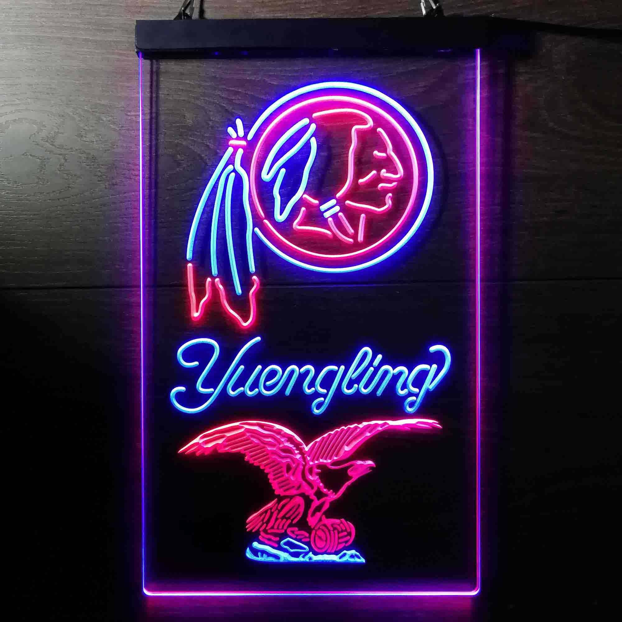 Washingtons League Club Yuenglings Beer Bar LED Neon Sign