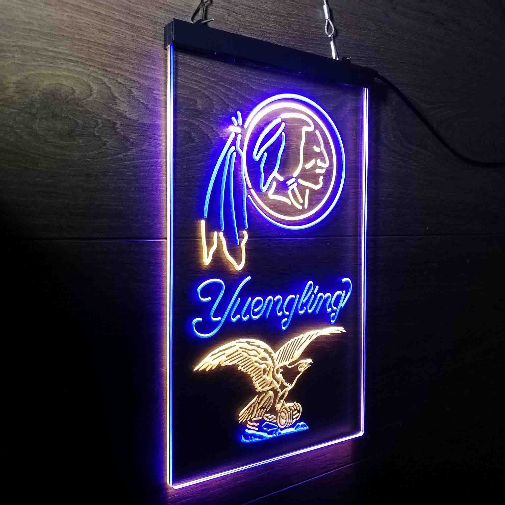 Washingtons League Club Yuenglings Beer Bar LED Neon Sign