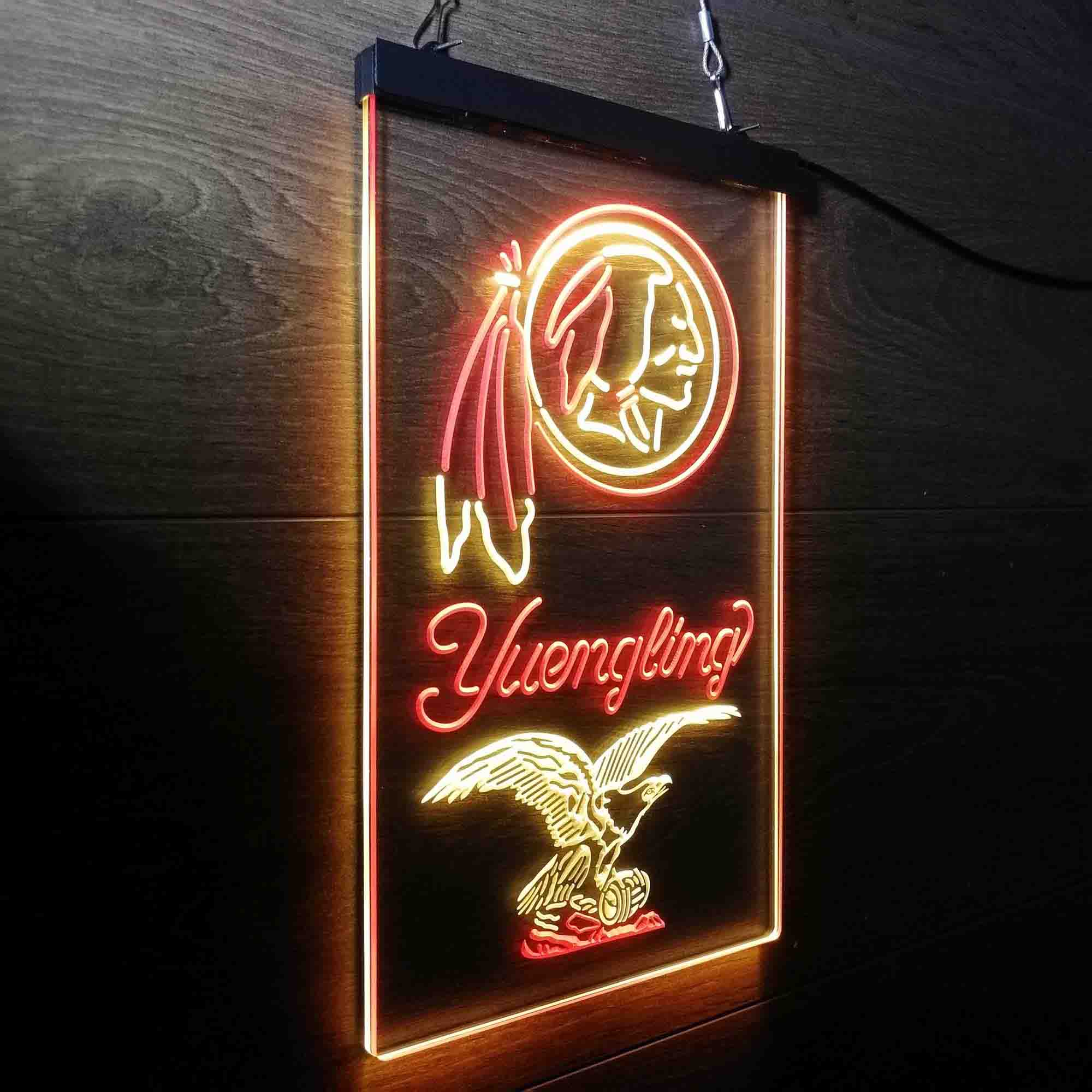 Washingtons League Club Yuenglings Beer Bar LED Neon Sign