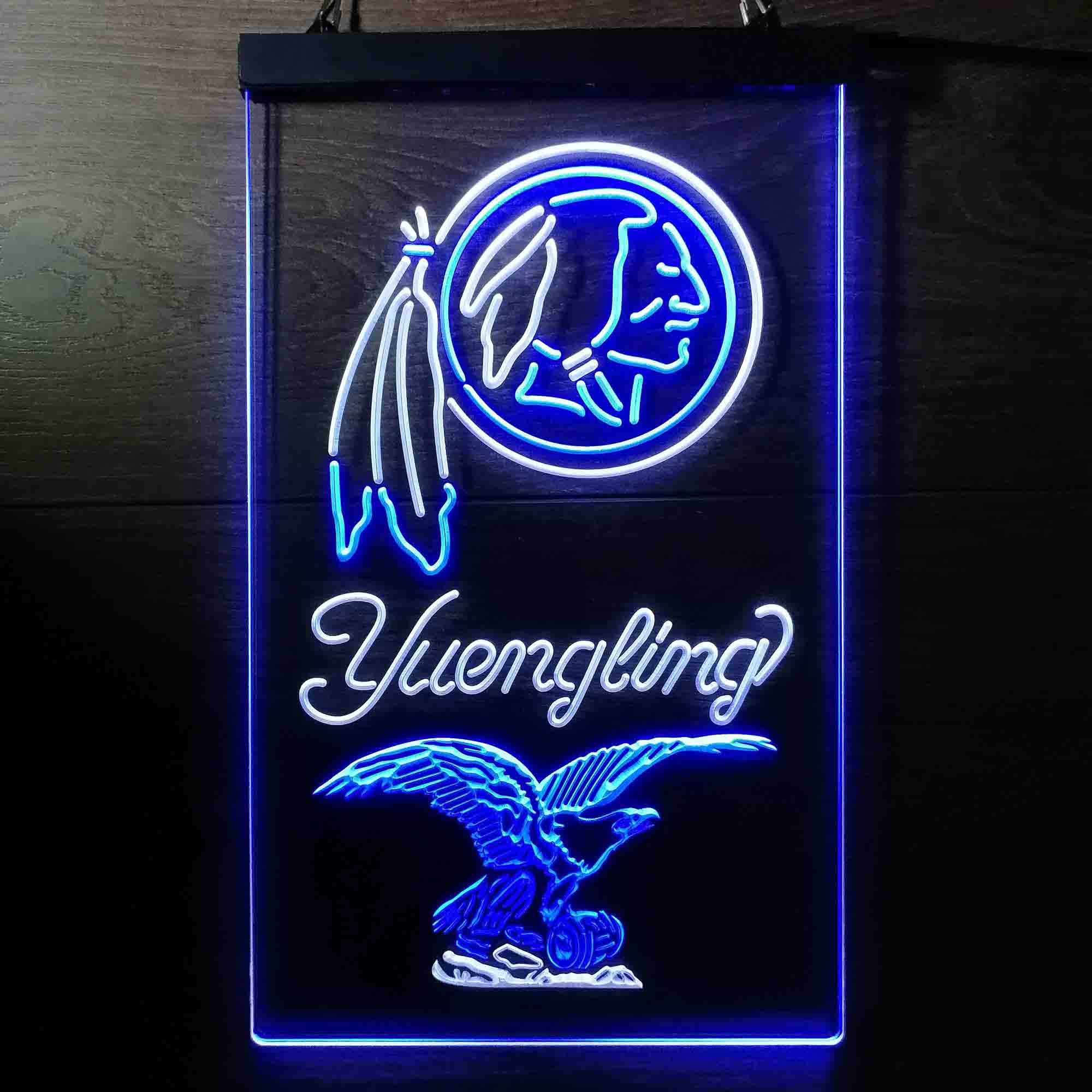 Washingtons League Club Yuenglings Beer Bar LED Neon Sign