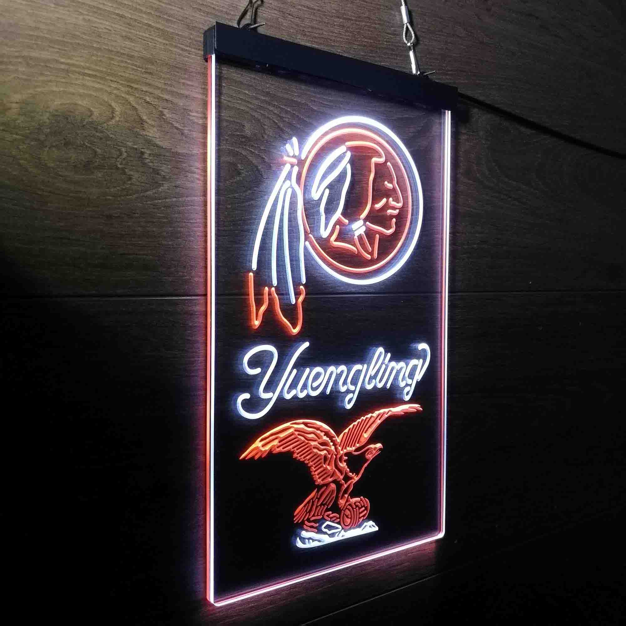 Washingtons League Club Yuenglings Beer Bar LED Neon Sign