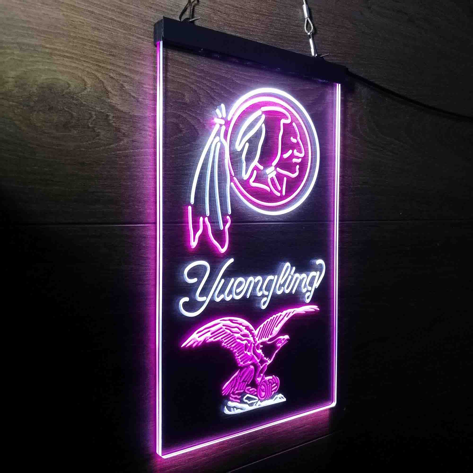 Washingtons League Club Yuenglings Beer Bar LED Neon Sign