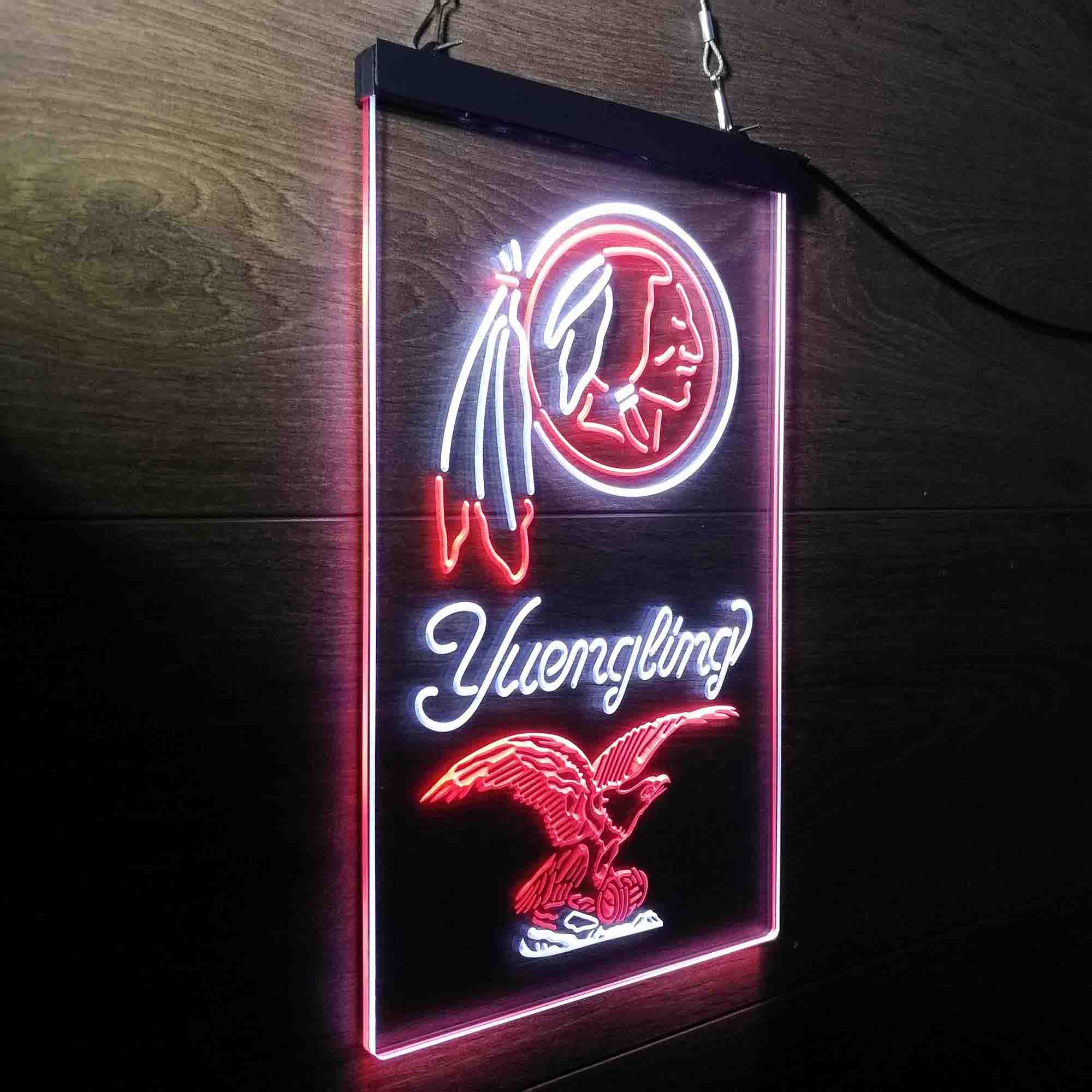 Washingtons League Club Yuenglings Beer Bar LED Neon Sign