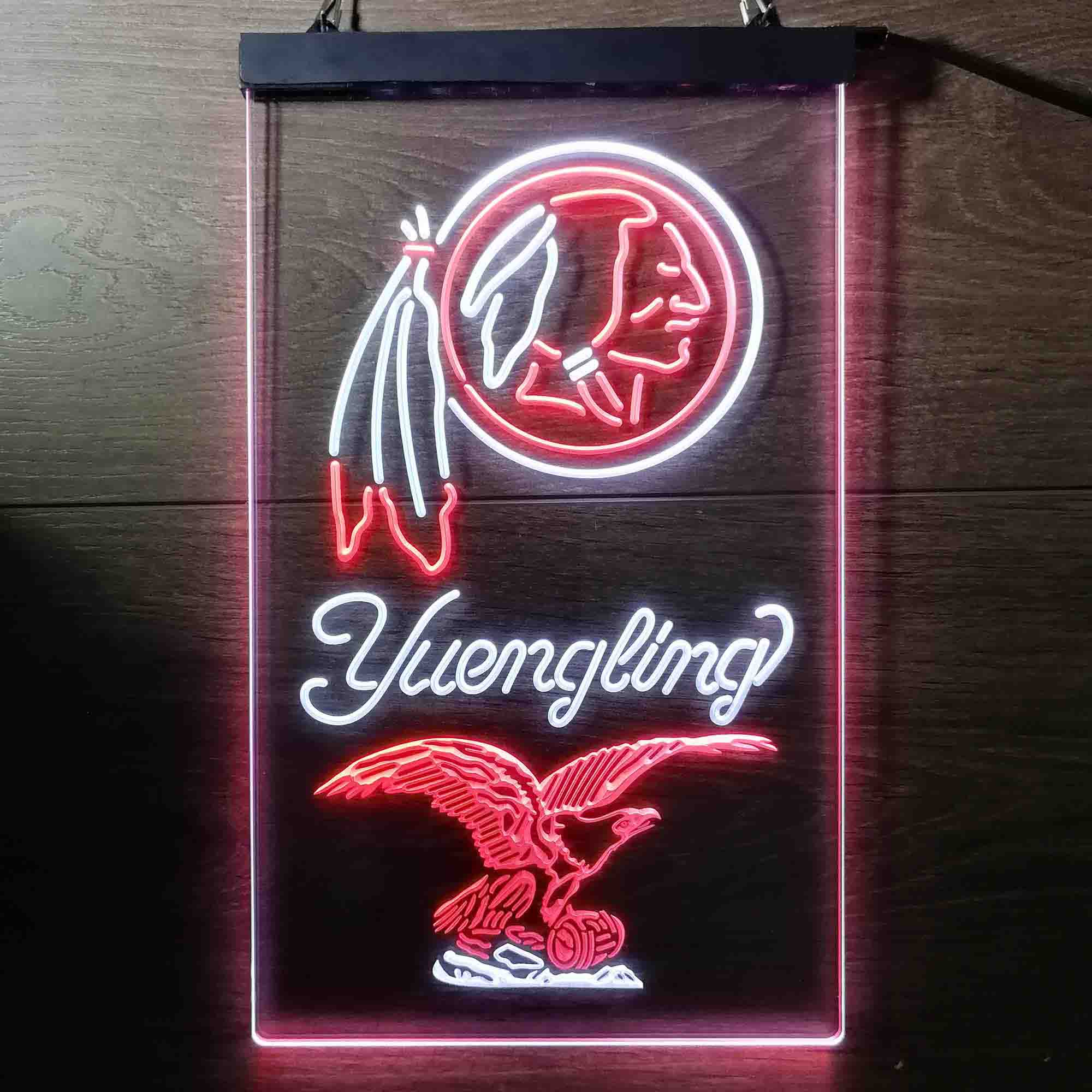 Washingtons League Club Yuenglings Beer Bar LED Neon Sign