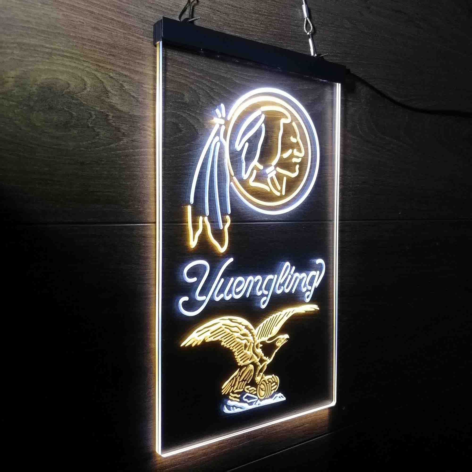 Washingtons League Club Yuenglings Beer Bar LED Neon Sign