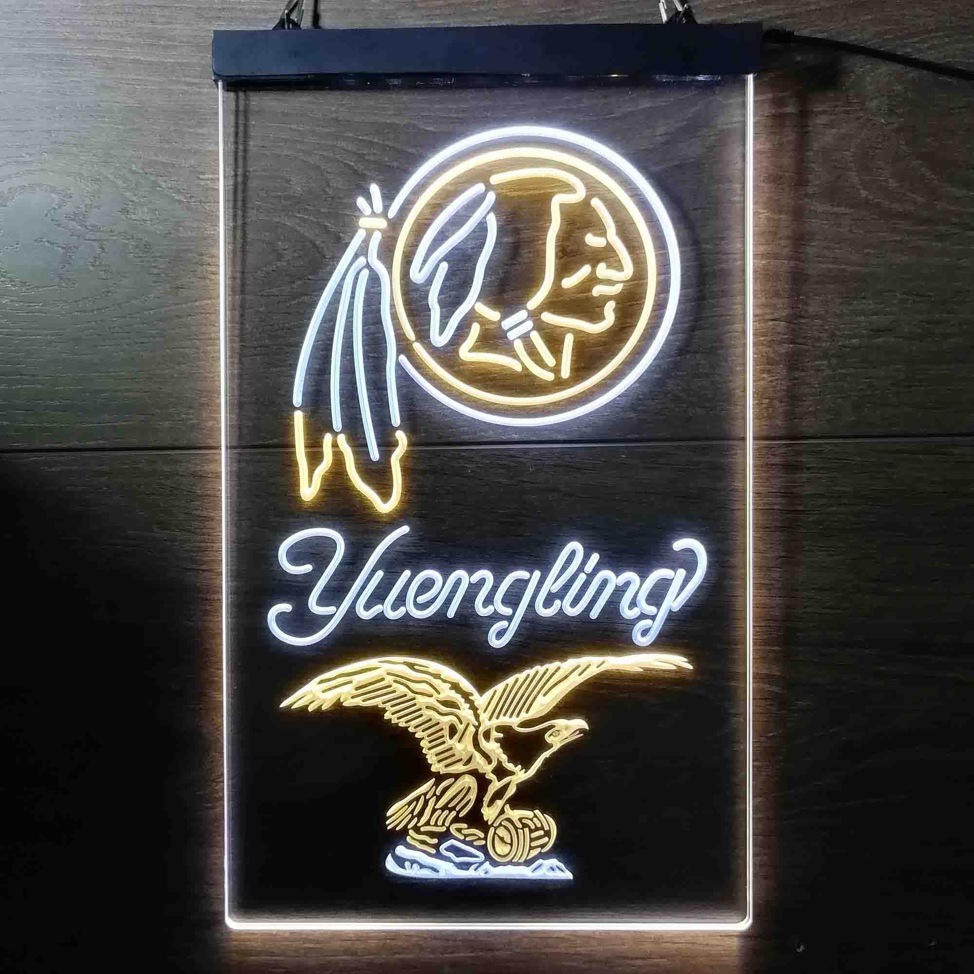 Washingtons League Club Yuenglings Beer Bar LED Neon Sign