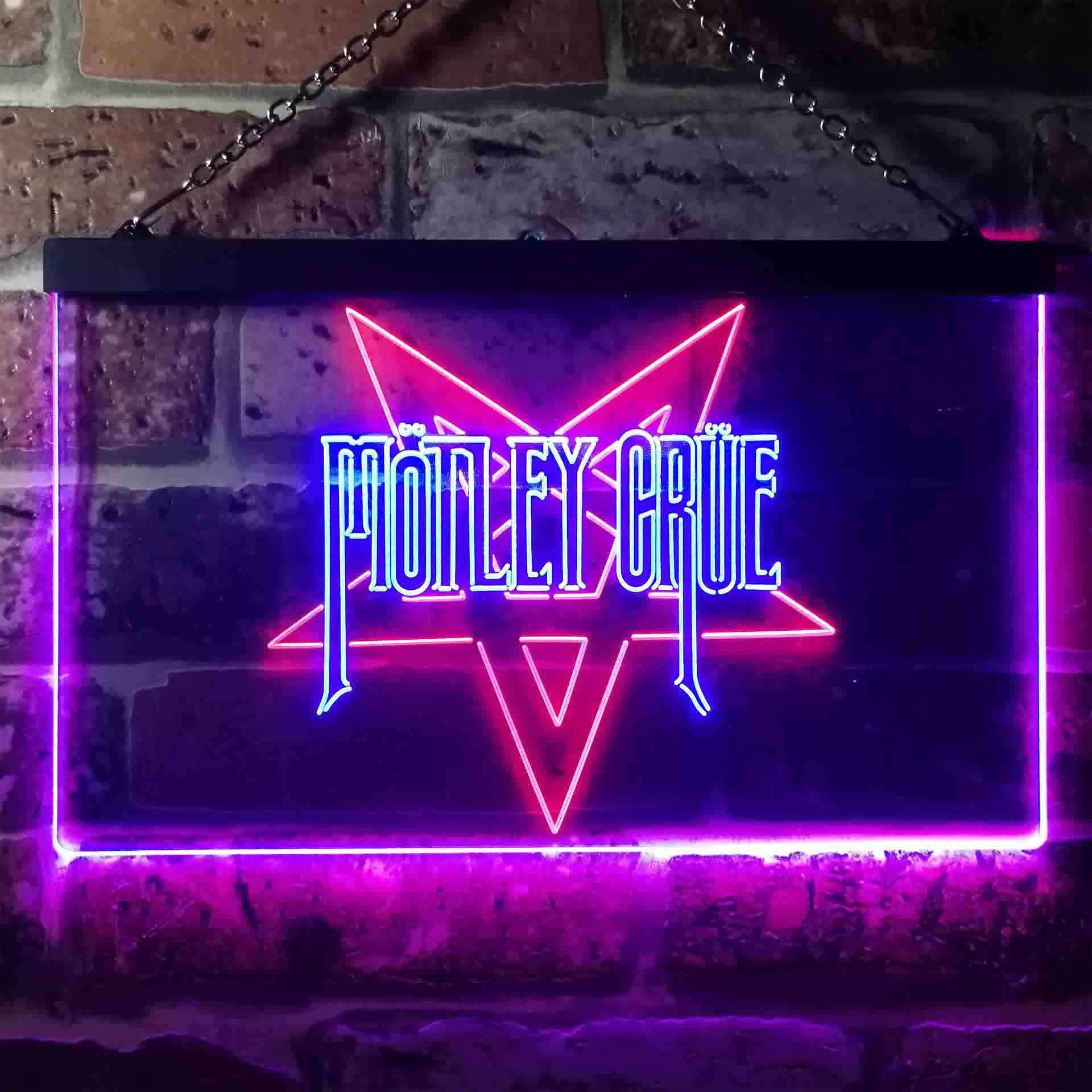 Motley Crue Star LED Neon Sign