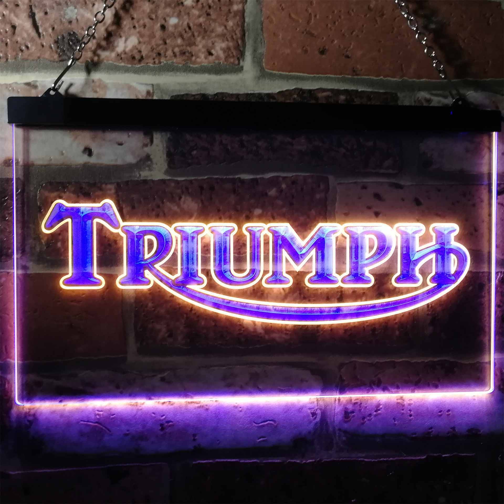 Triumph Car Truck Bar LED Neon Sign