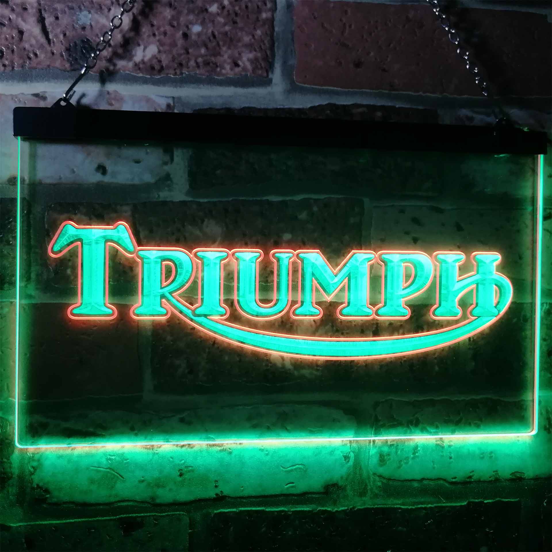 Triumph Car Truck Bar LED Neon Sign