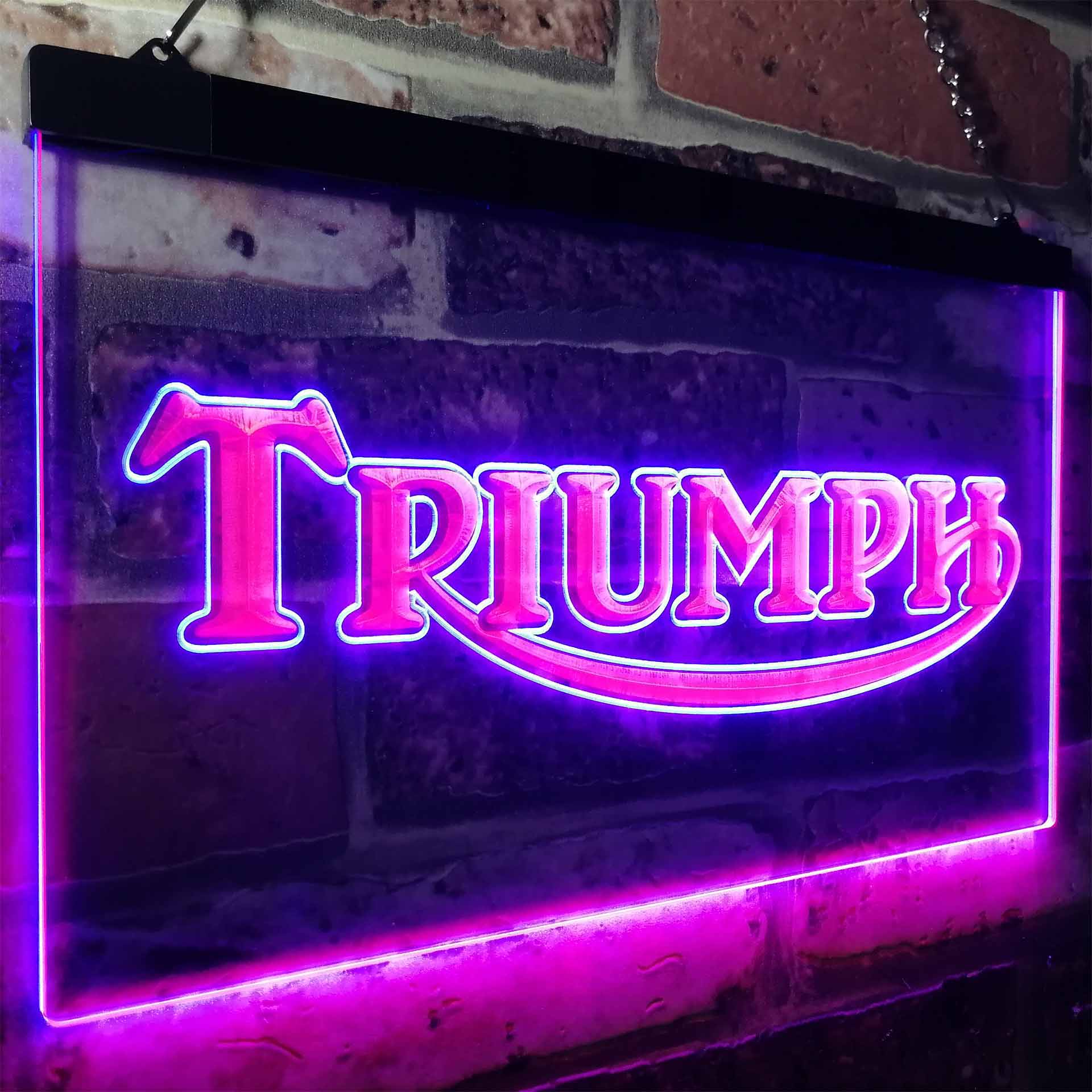 Triumph Car Truck Bar LED Neon Sign