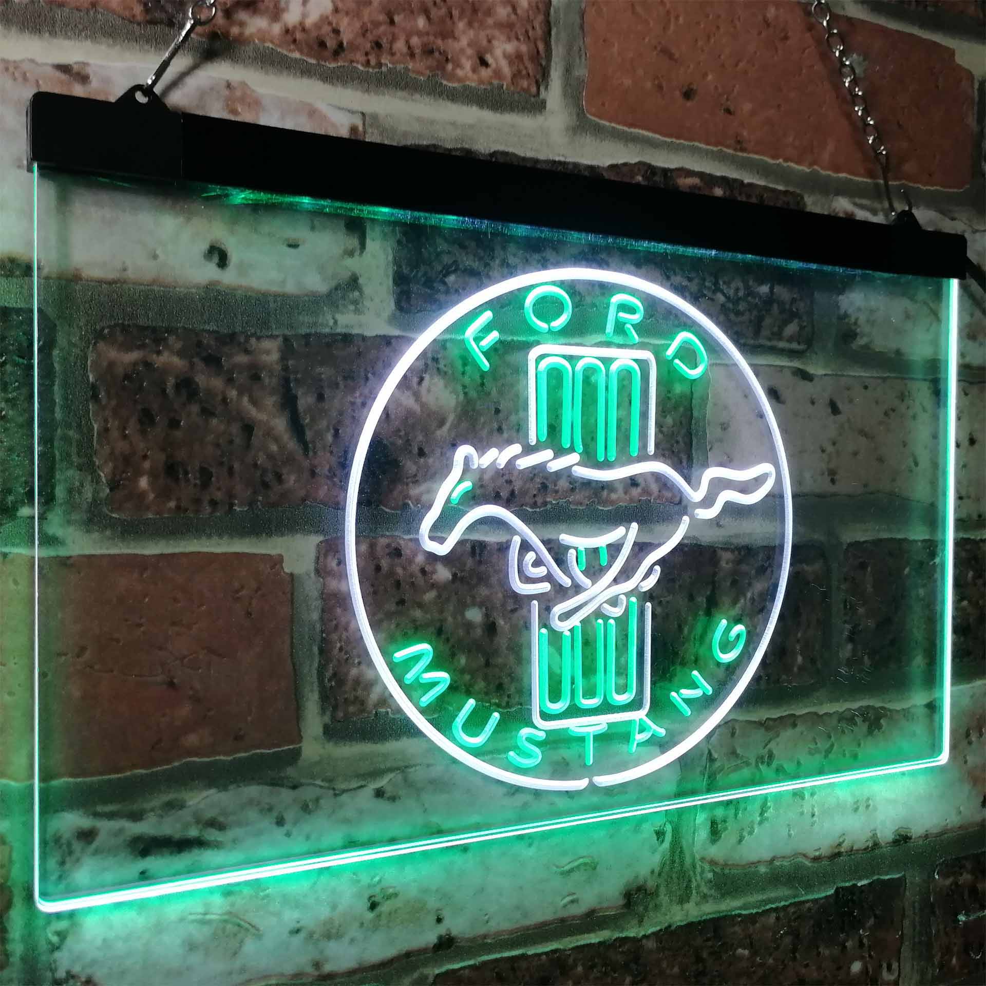 Ford Mustang Horse Car Bar LED Neon Sign