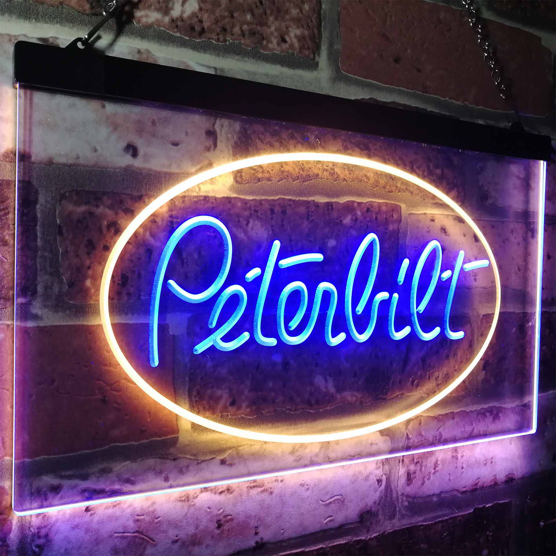 Peterbilt Car Garage Bar LED Neon Sign