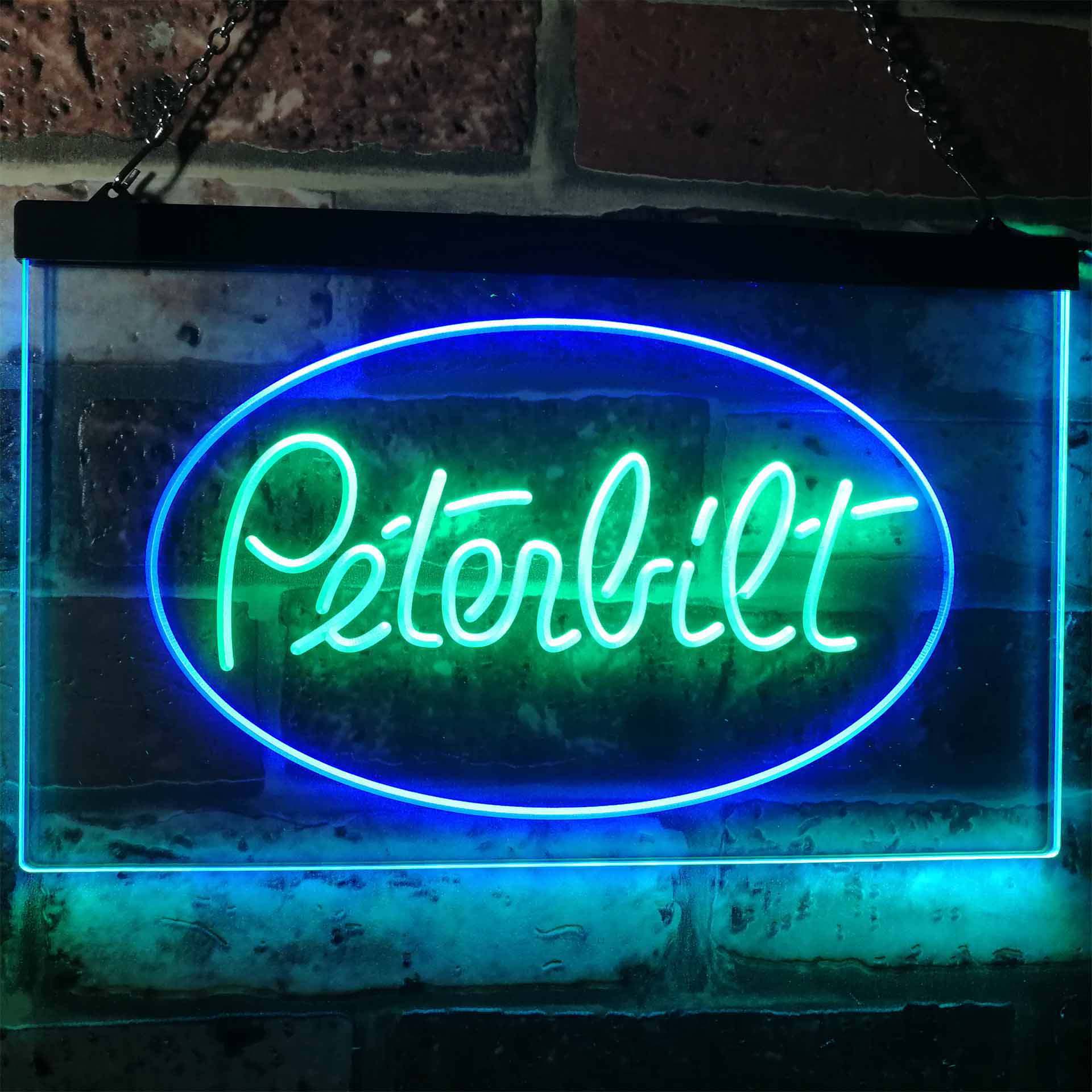 Peterbilt Car Transport Bar LED Neon Sign
