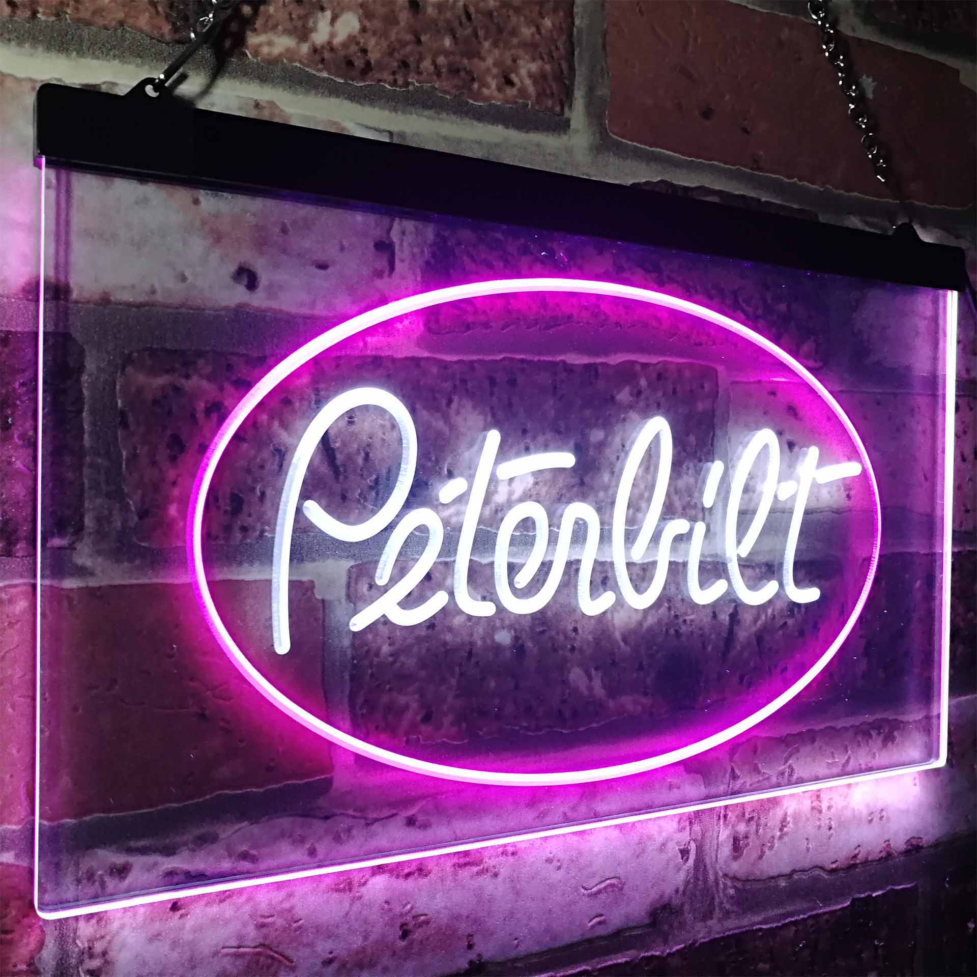 Peterbilt Car Garage Bar LED Neon Sign