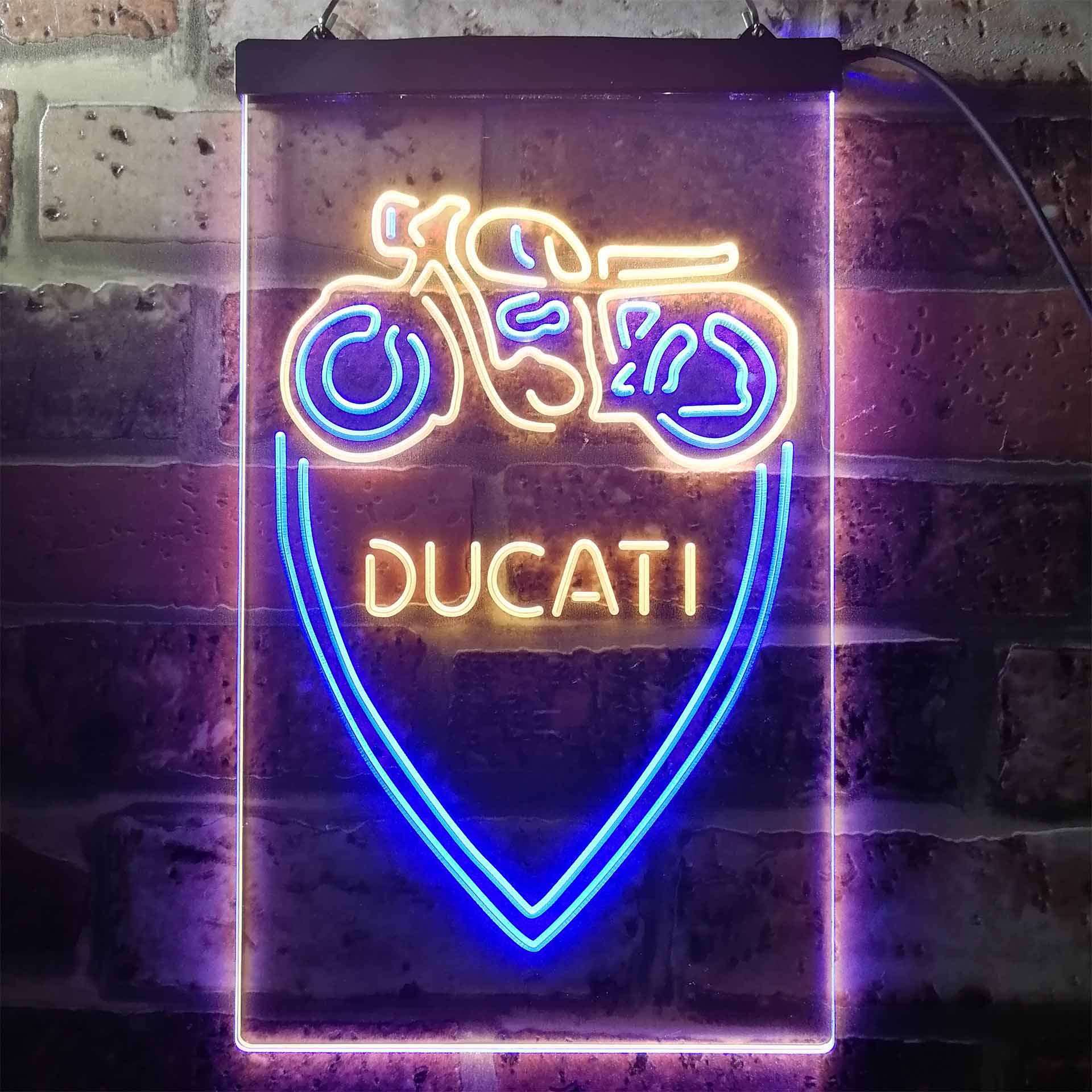 Ducati Motorcycle Club LED Neon Sign