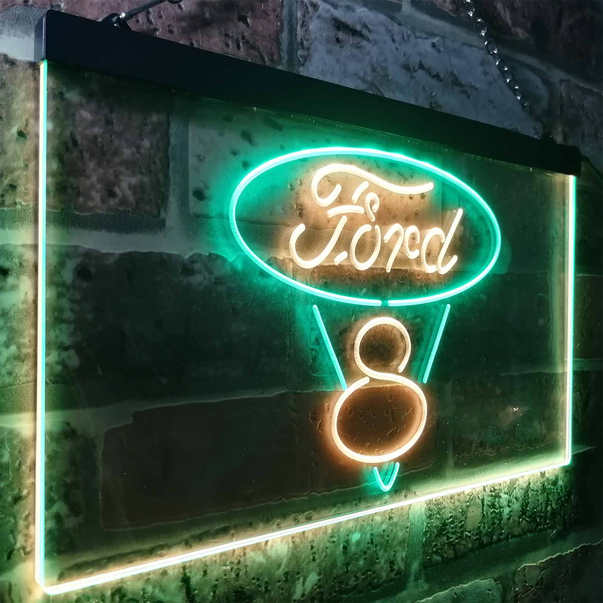Ford V8 Car LED Neon Sign