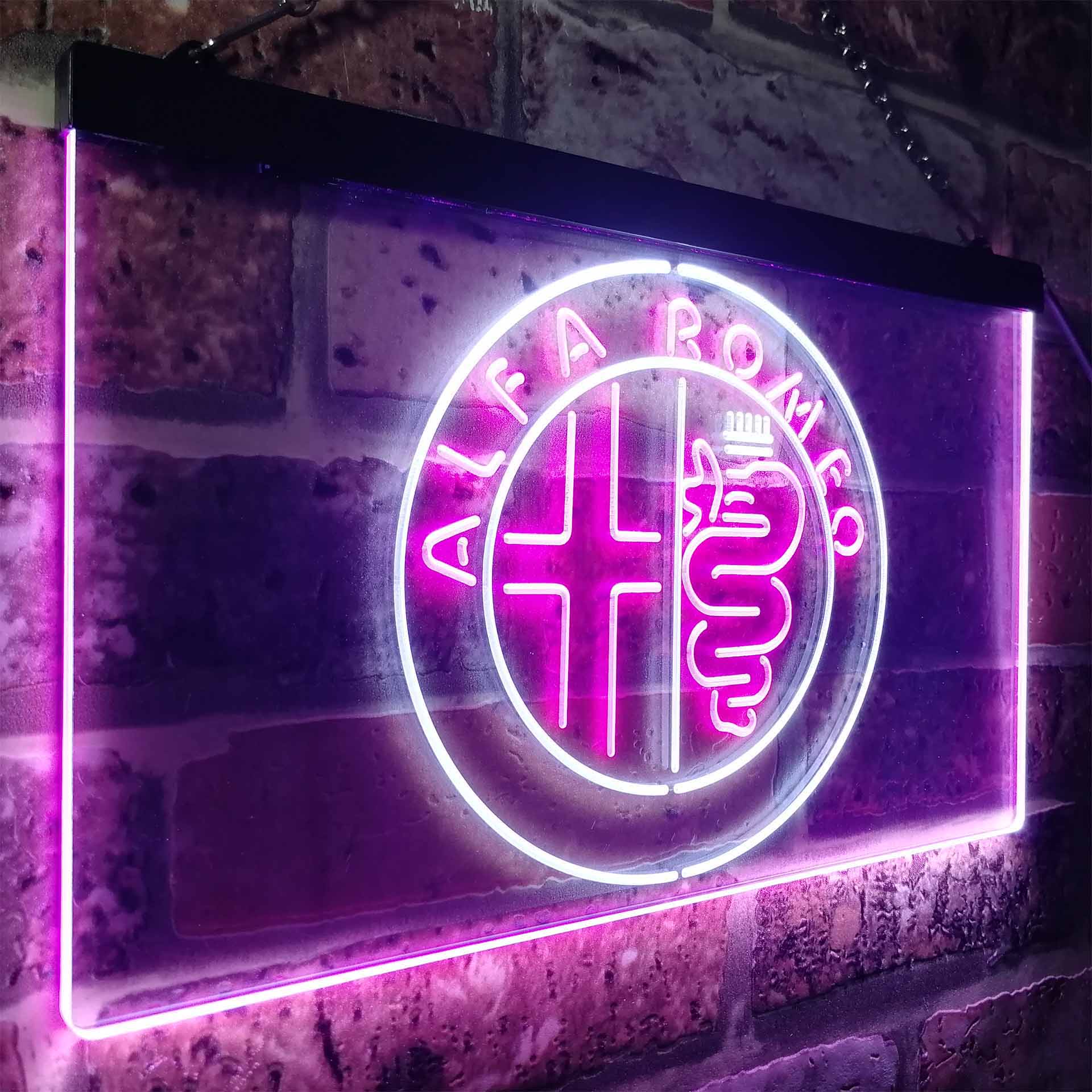 Alfa Romeo Car Garage Bar LED Neon Sign