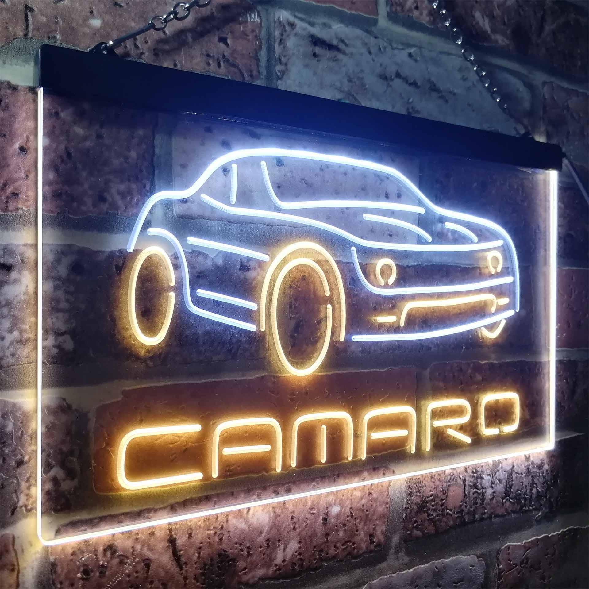 Camaro Chevrolet Car Garage LED Neon Sign