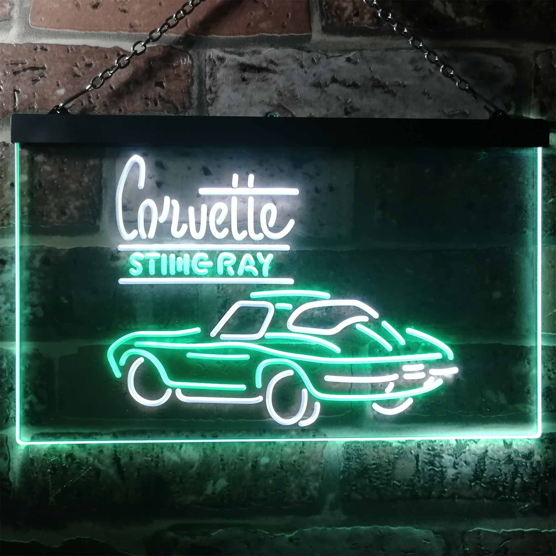 Corvette Sting Ray LED Neon Sign