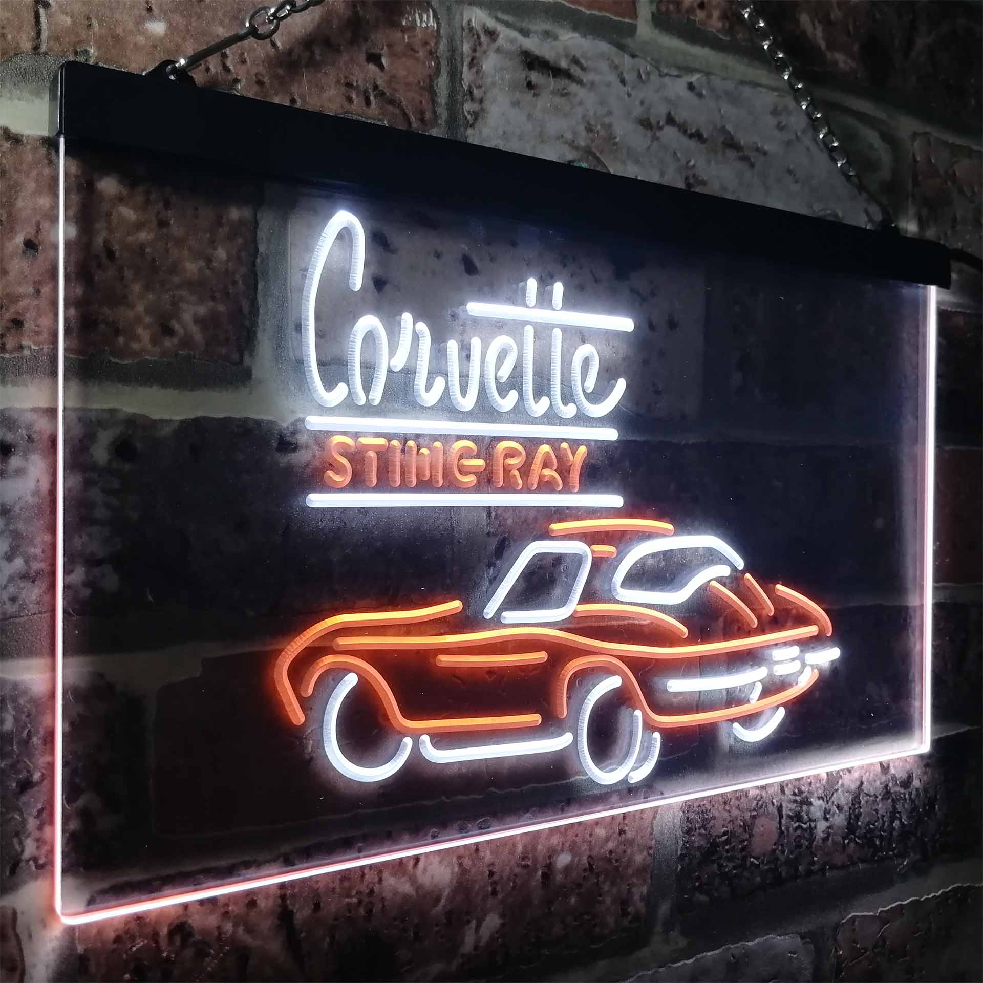 Corvette Sting Ray LED Neon Sign