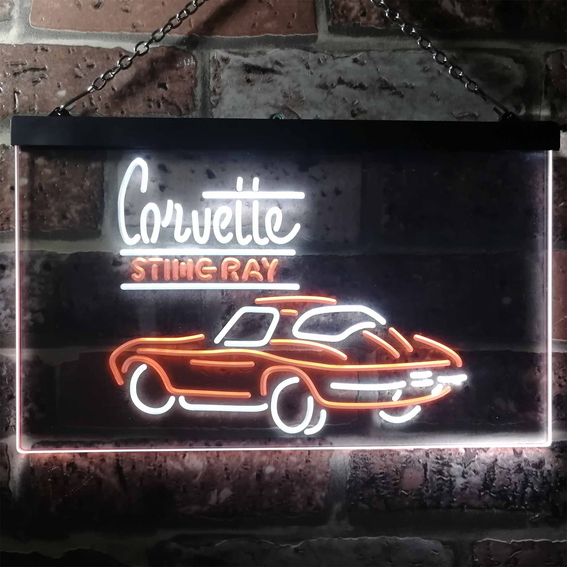 Corvette Sting Ray LED Neon Sign