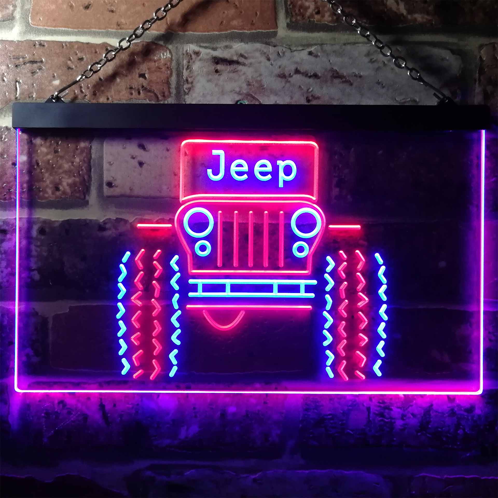 Only in a Jeep Truck Garage LED Neon Sign