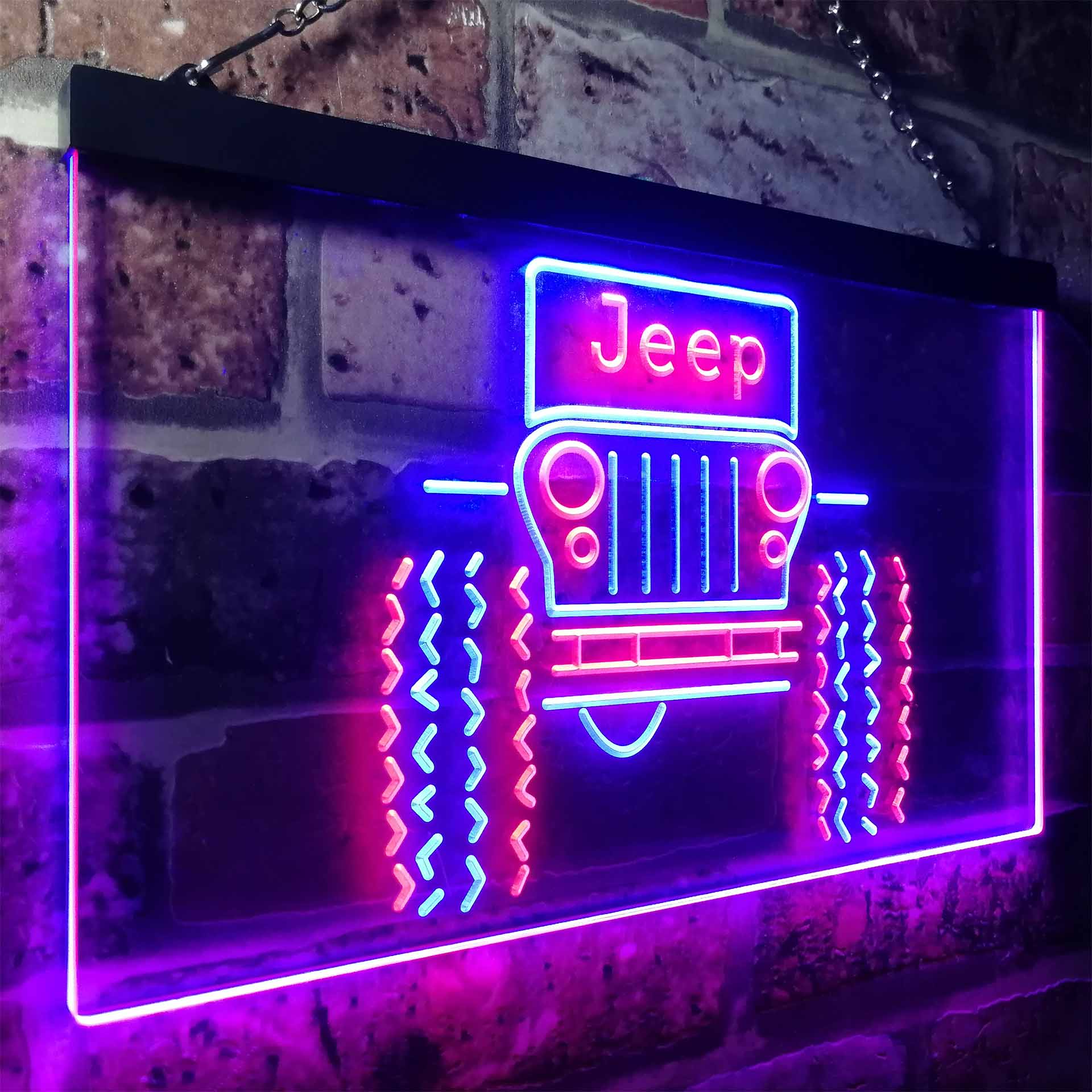 Only in a Jeep Truck Garage LED Neon Sign