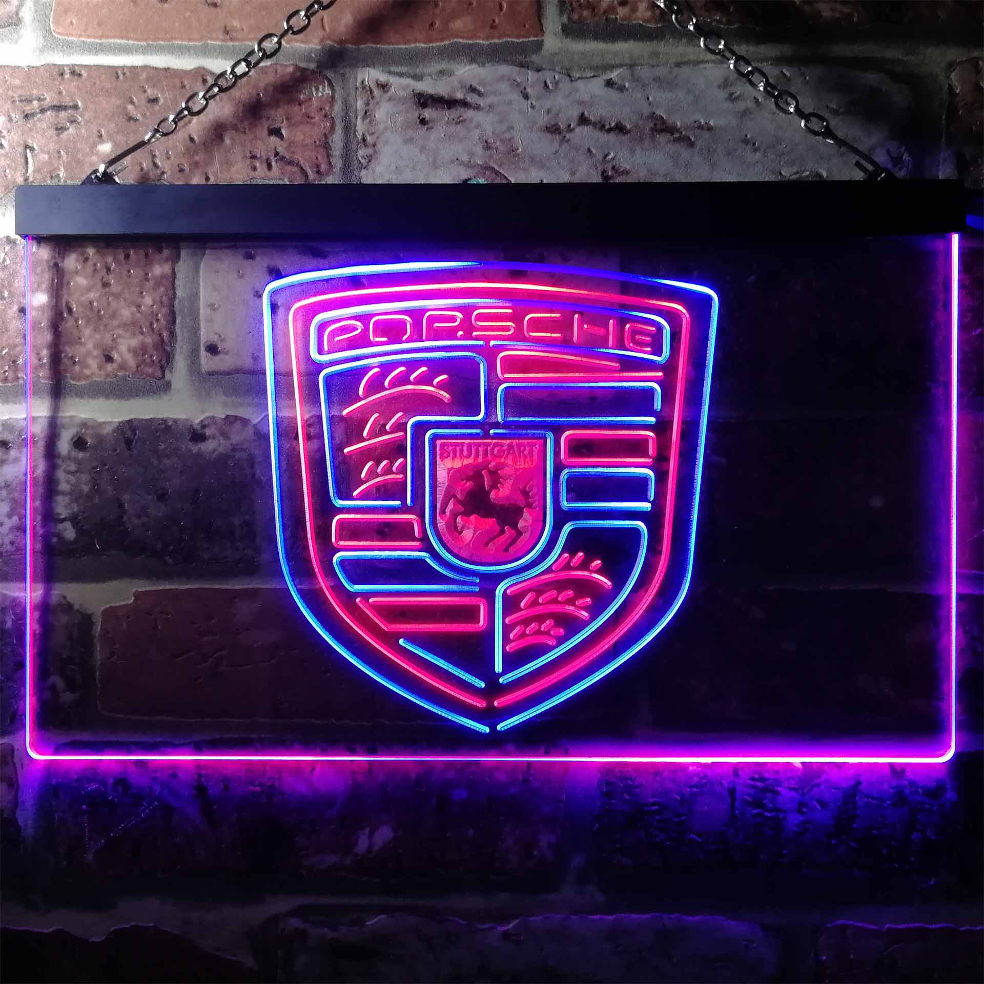 Porsche Sport Car LED Neon Sign