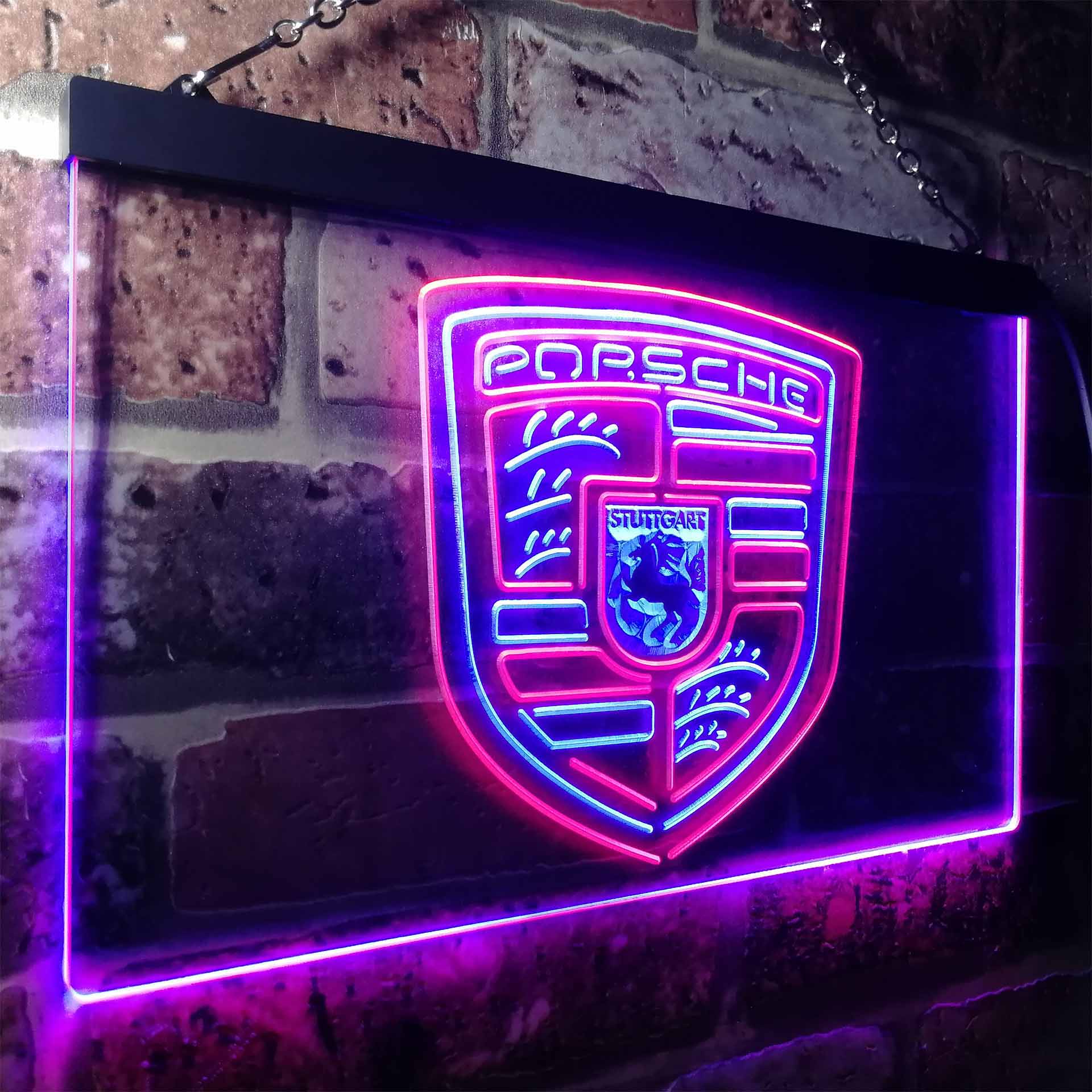 Porsche Sport Car LED Neon Sign