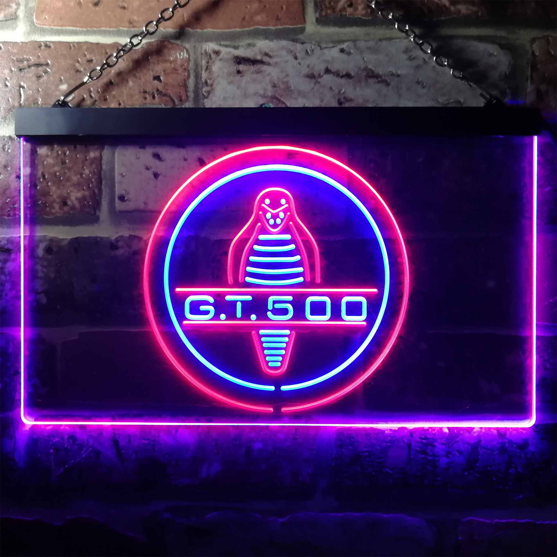 Ford Mustang Shelby Cobra GT 500 LED Neon Sign