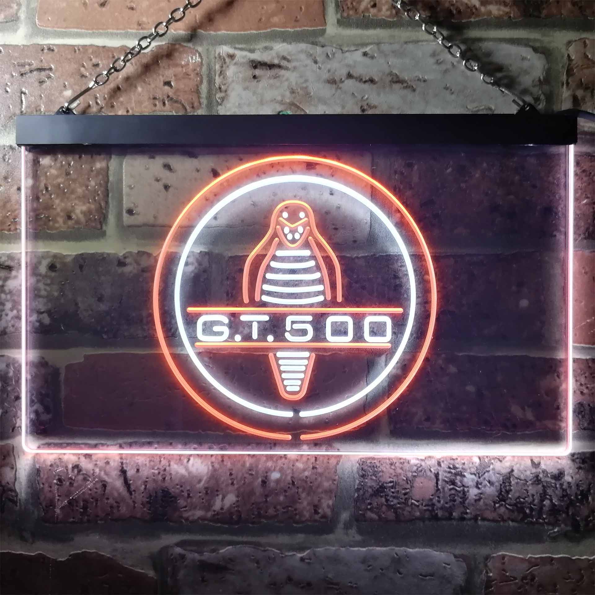 Ford Mustang Shelby Cobra GT 500 LED Neon Sign