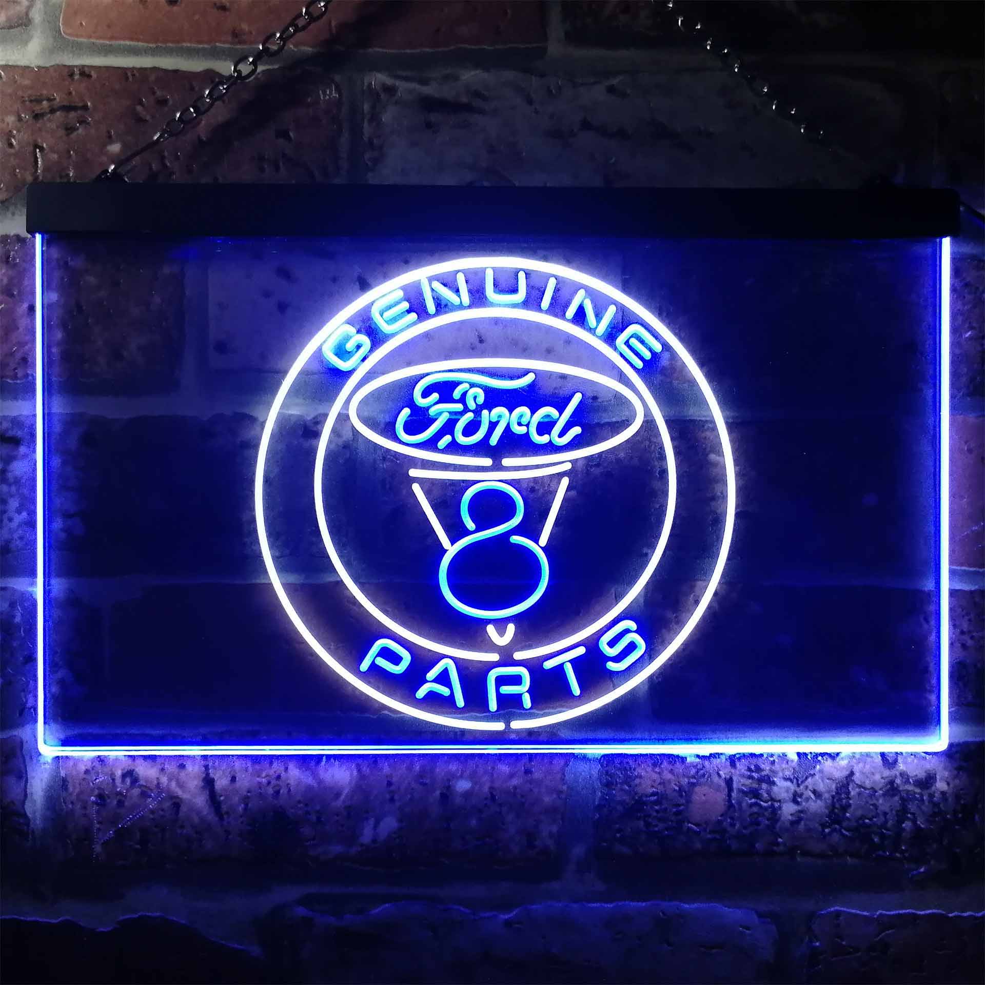 Genuine Ford Parts V8 LED Neon Sign