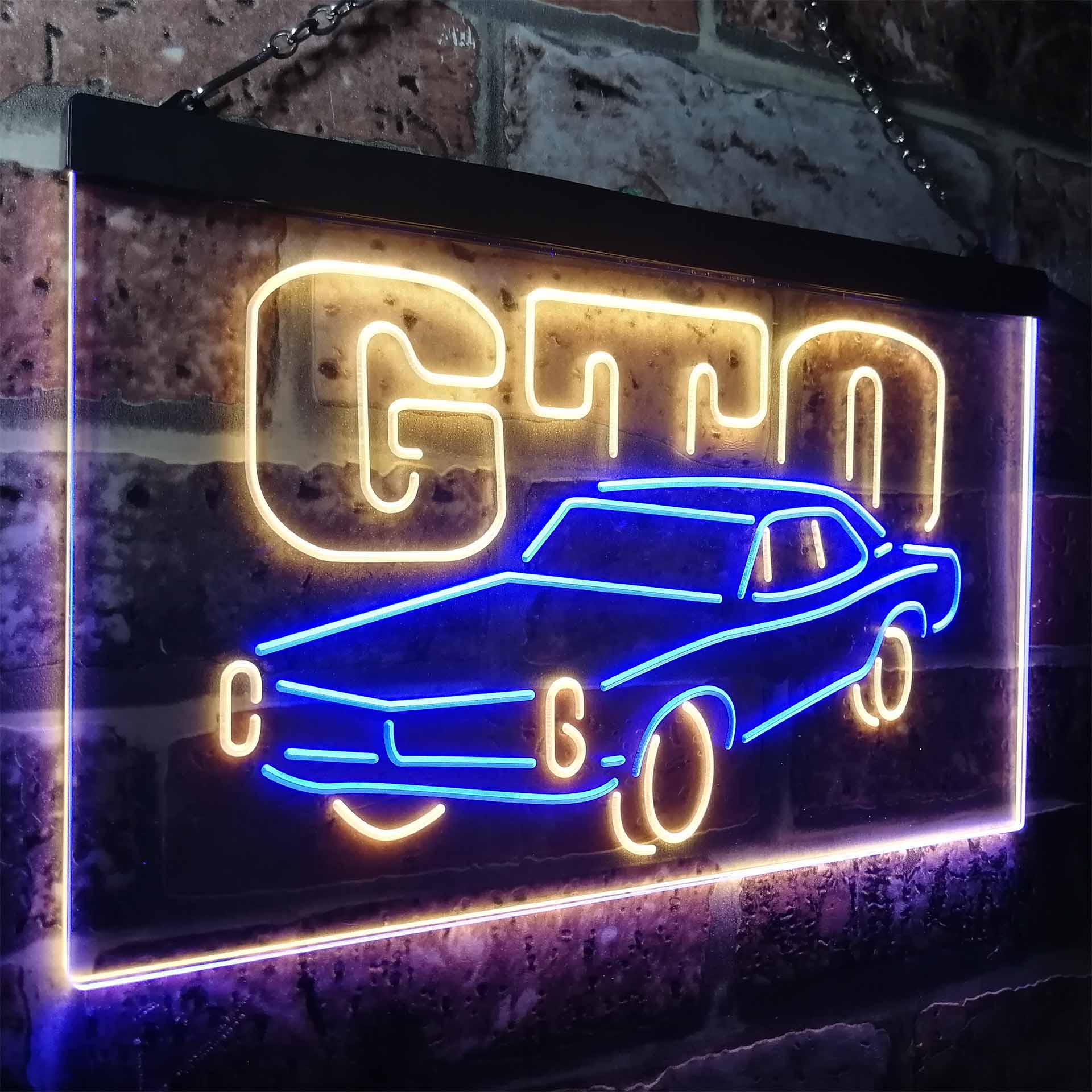 GM American Auto Pontiac GTO LED Neon Sign