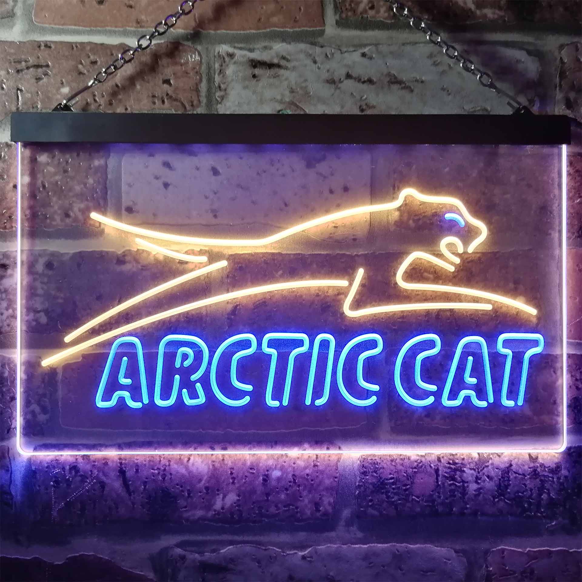 Snowmobile Sport Bar LED Neon Sign