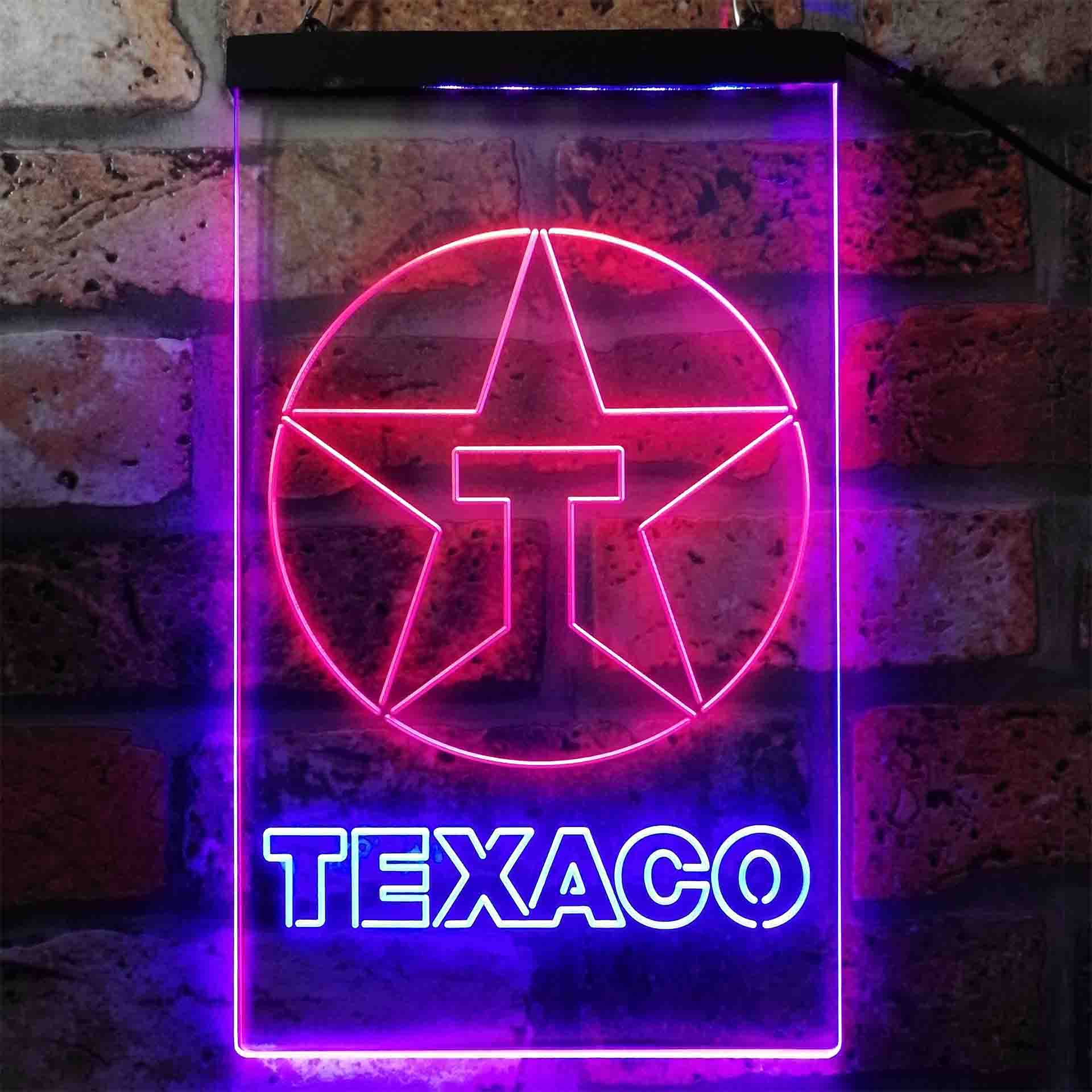 Texaco Oil Station LED Neon Sign