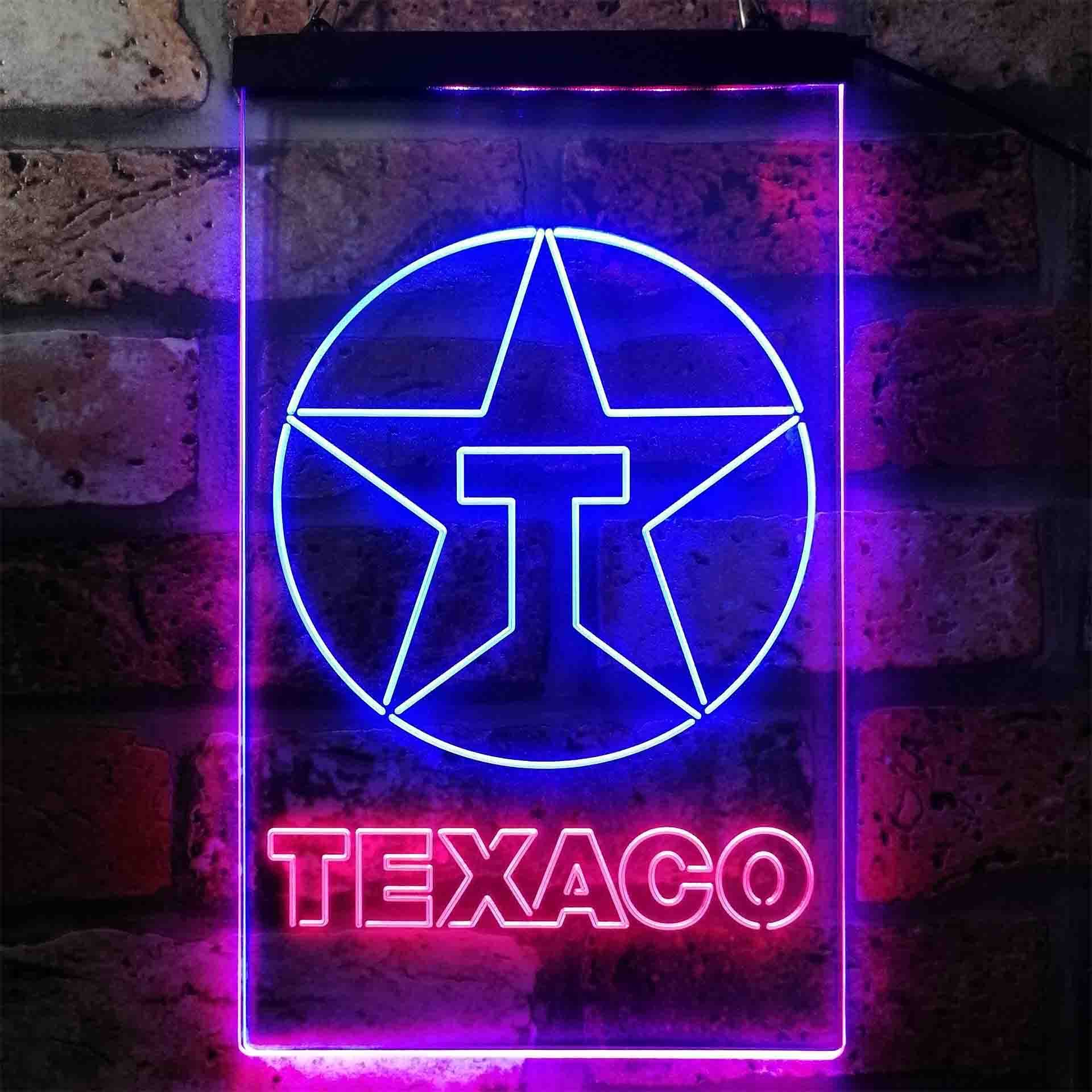 Texaco Oil Station LED Neon Sign