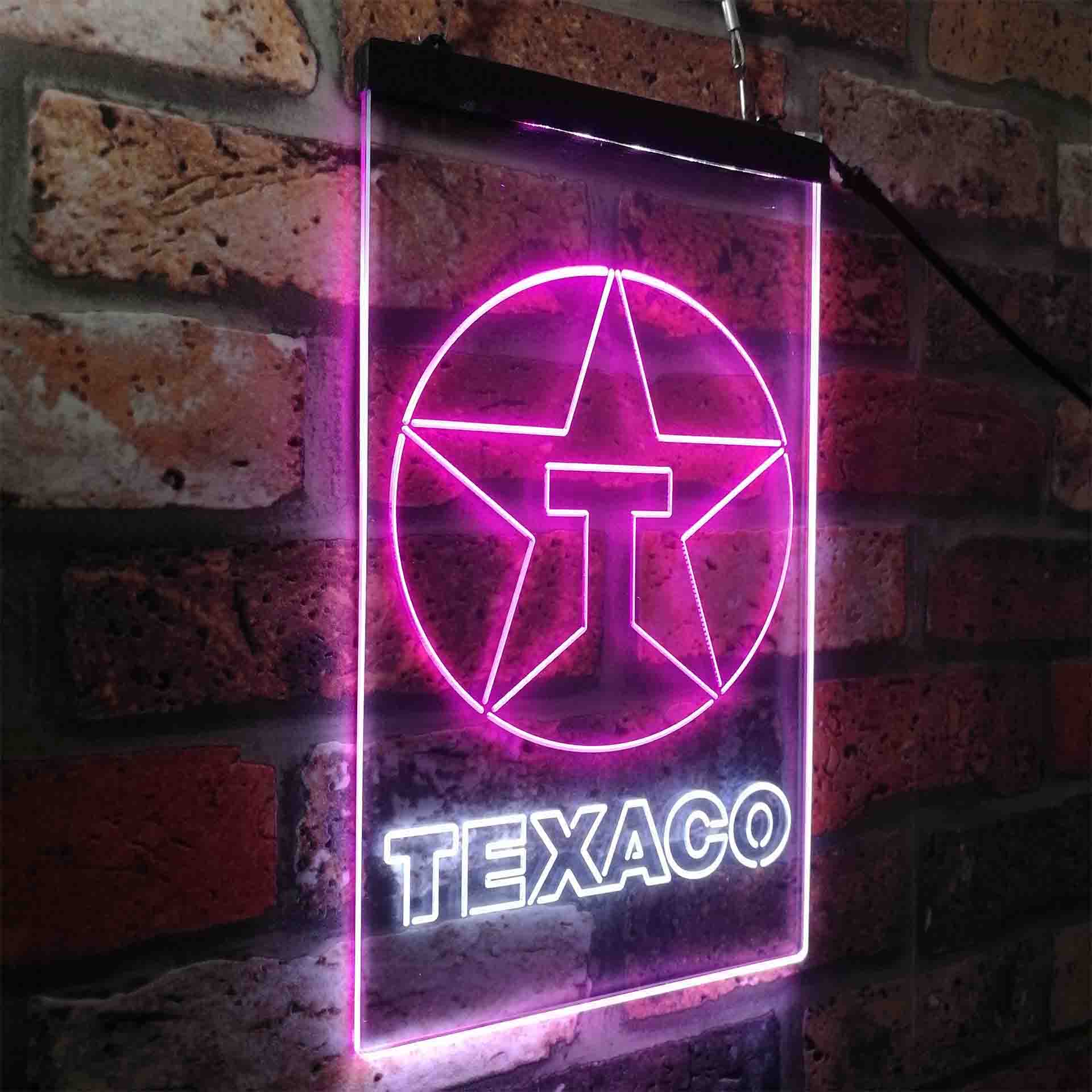 Texaco Oil Station LED Neon Sign