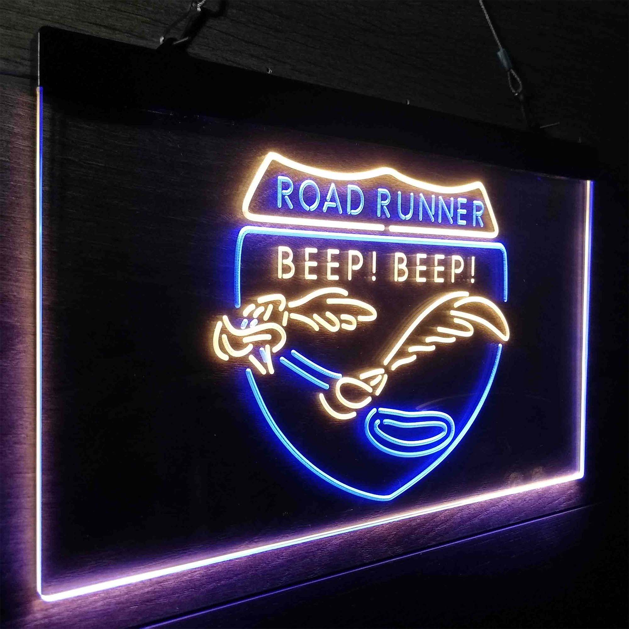 Road Runner Beep Beep LED Neon Sign