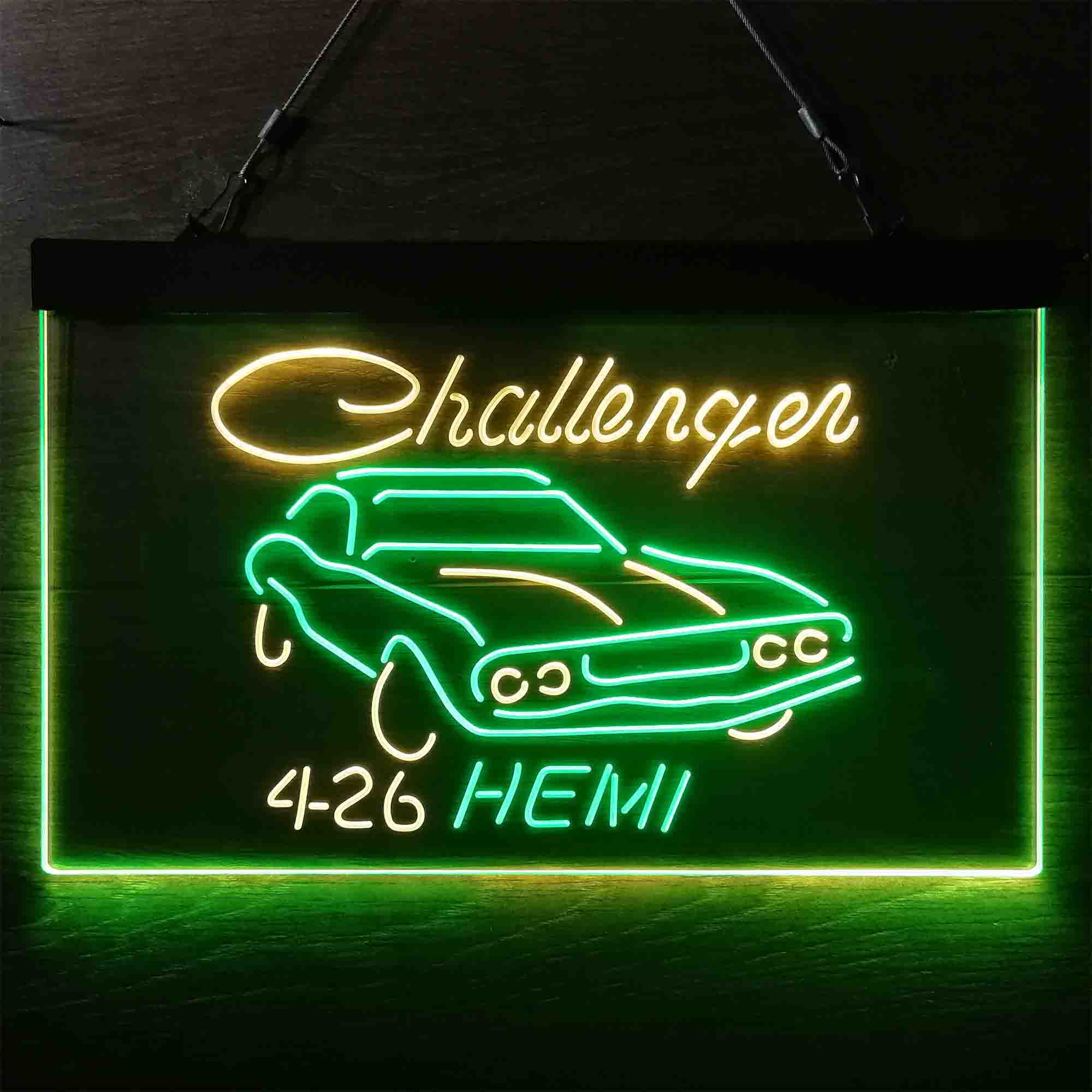 426 Hemi Challenger Dodge LED Neon Sign