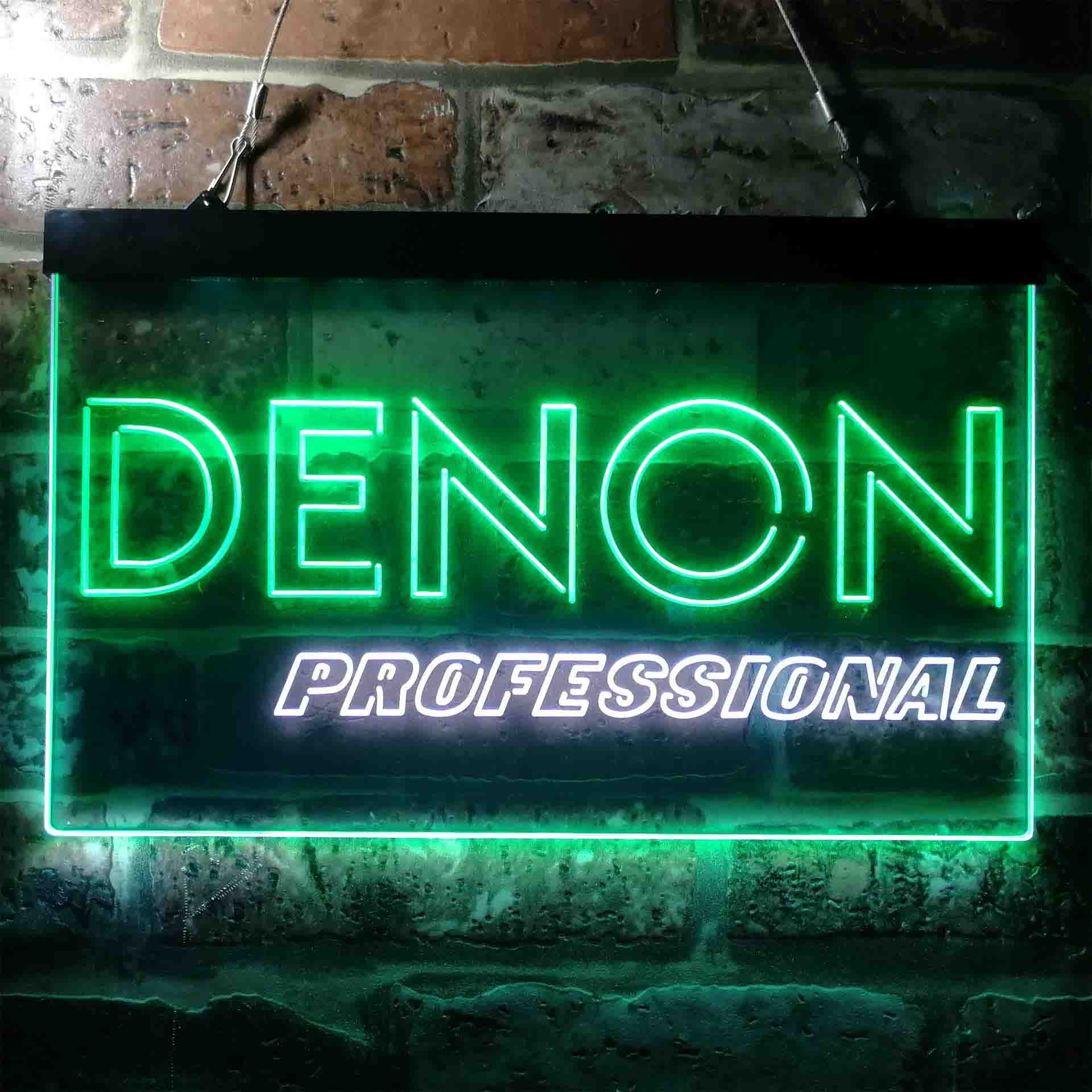 Denon Professional Logo Neon LED Sign