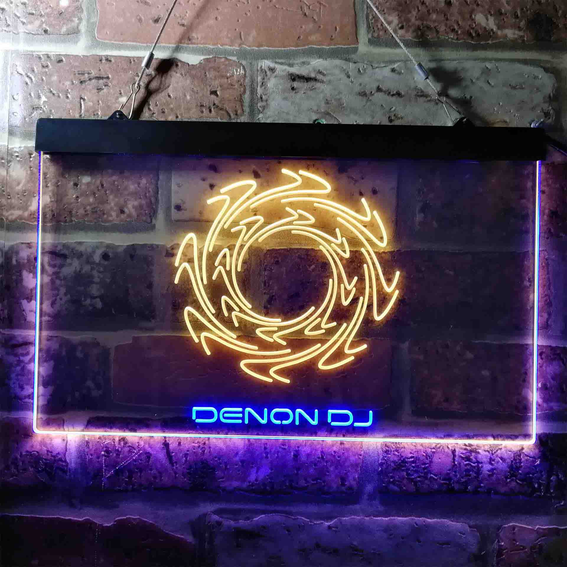 Denon DJ Logo Neon LED Sign