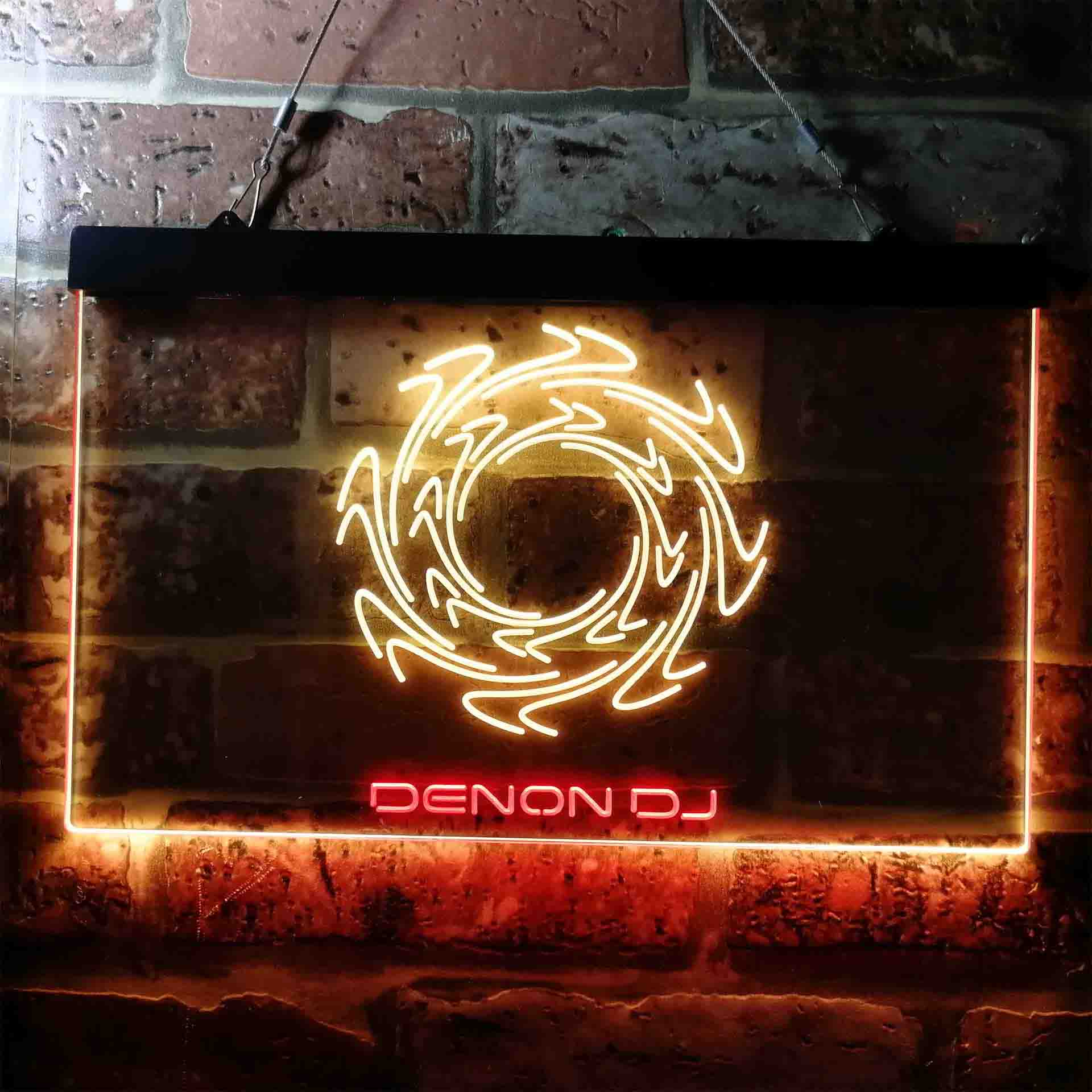 Denon DJ Logo Neon LED Sign