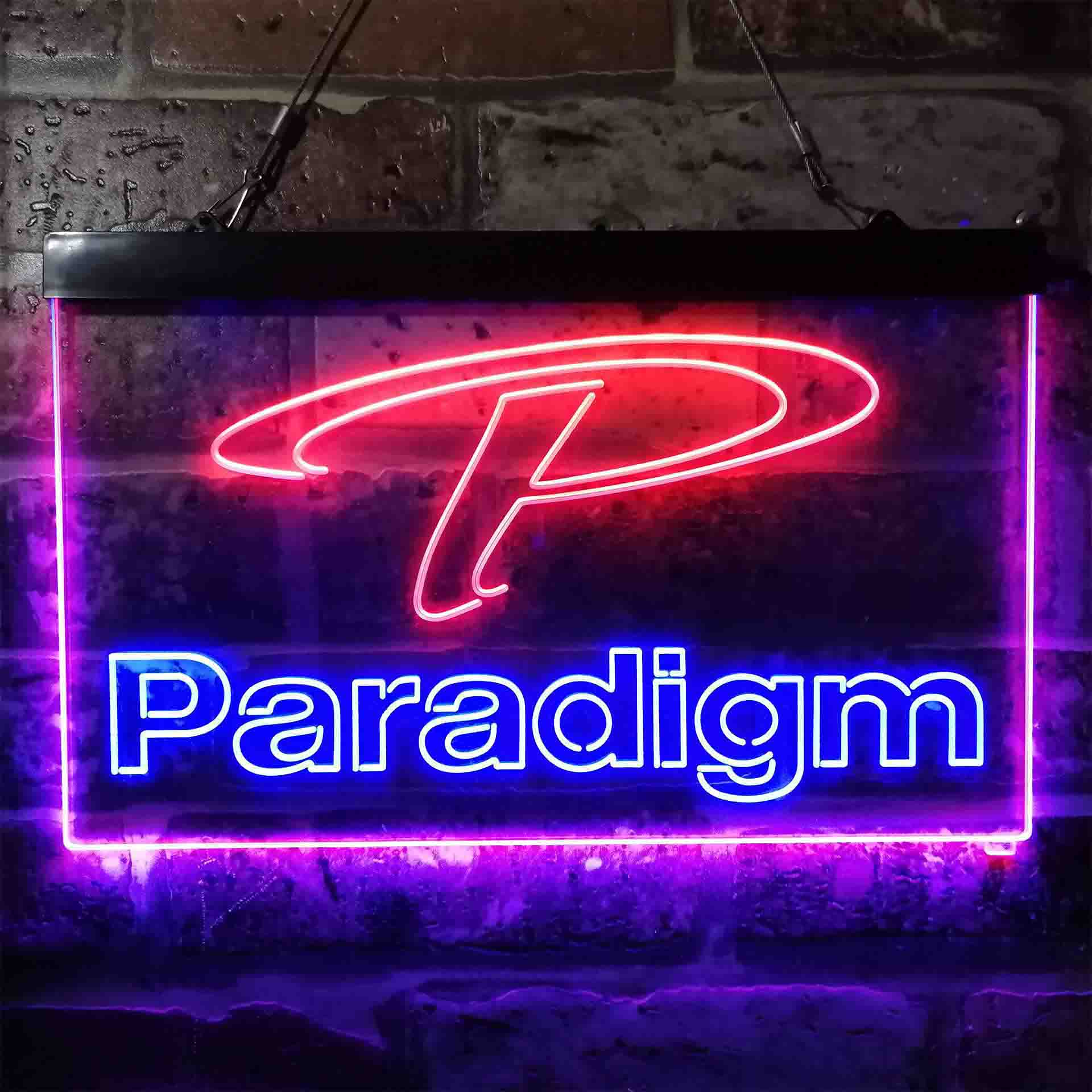 Paradigm Logo Neon LED Sign