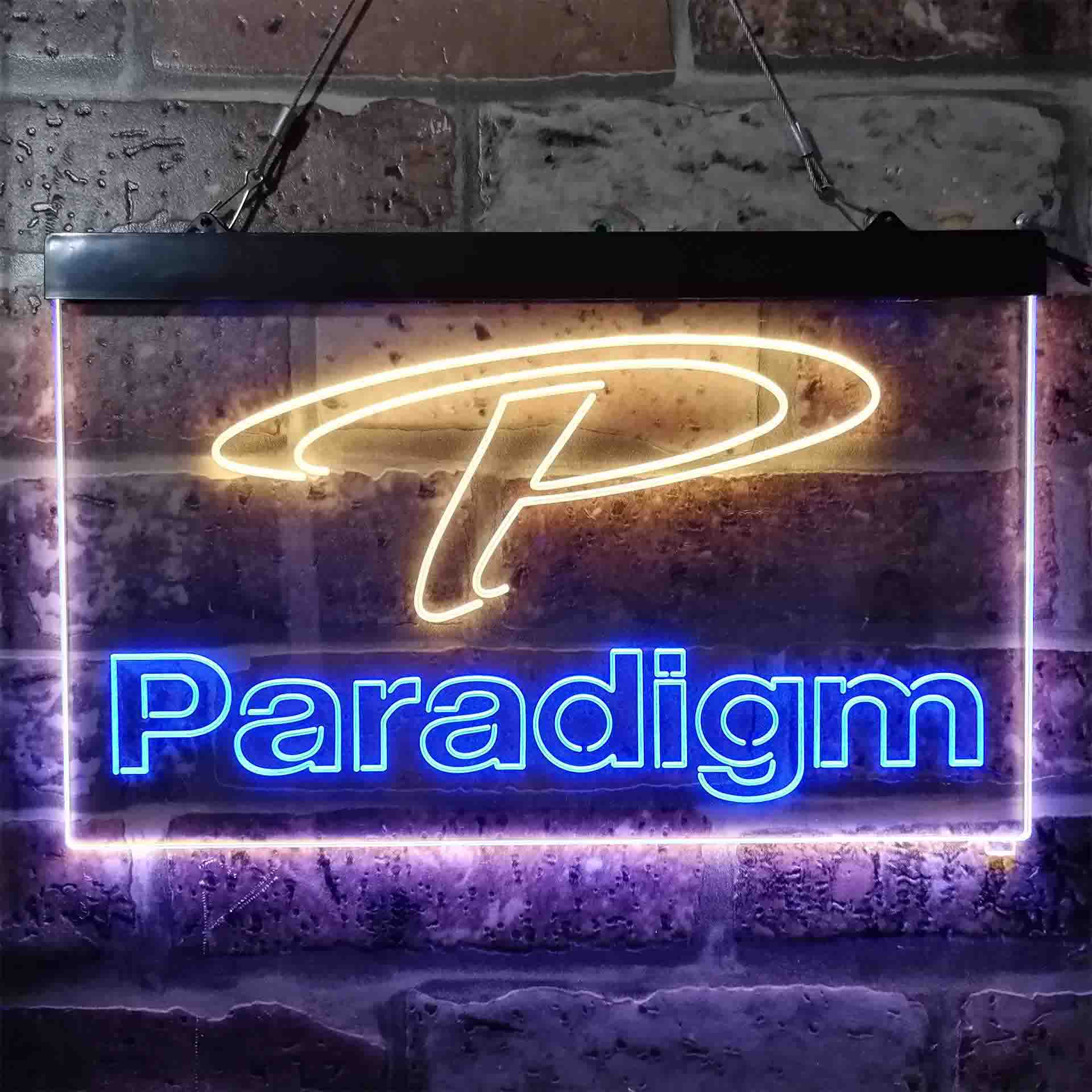 Paradigm Logo Neon LED Sign