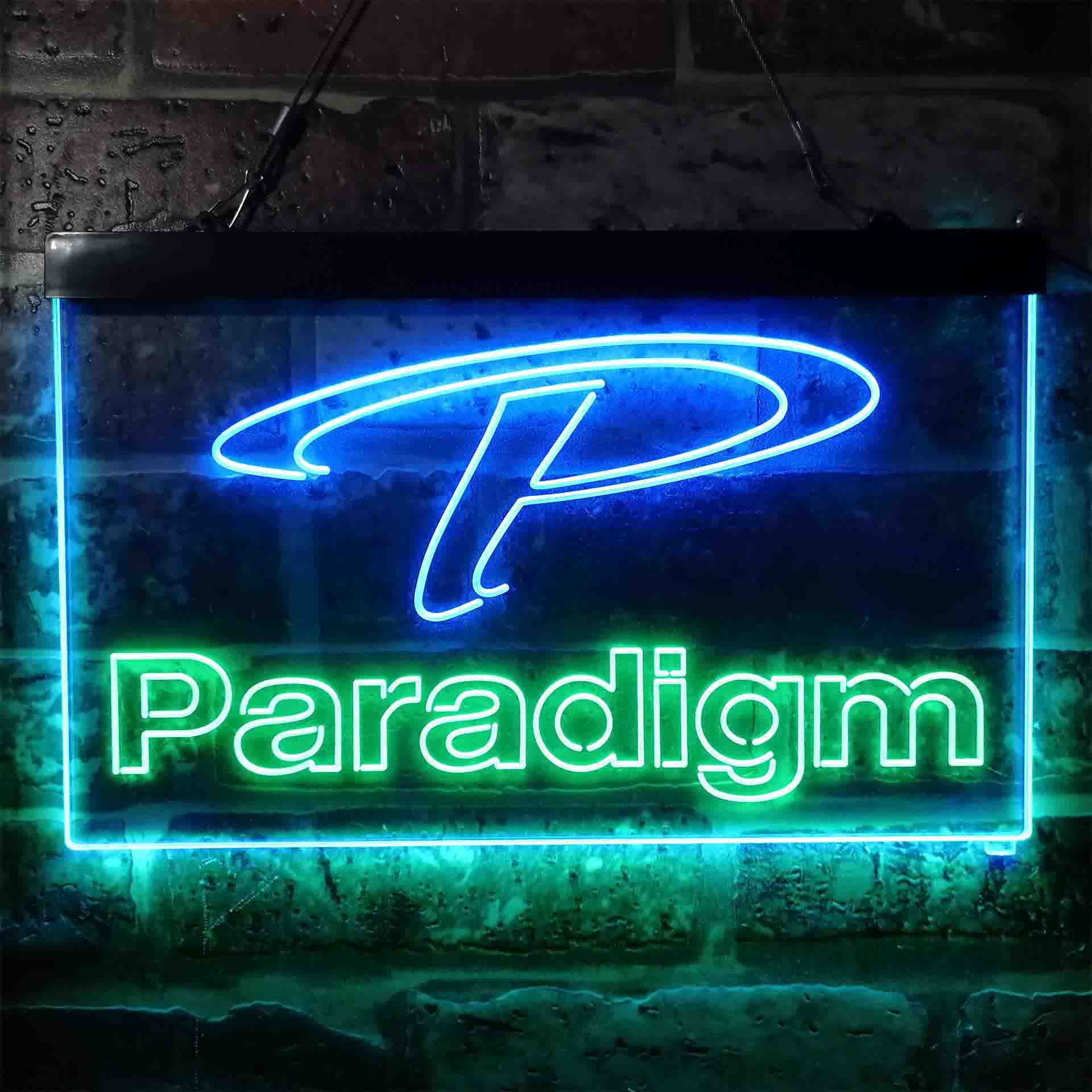 Paradigm Logo Neon LED Sign